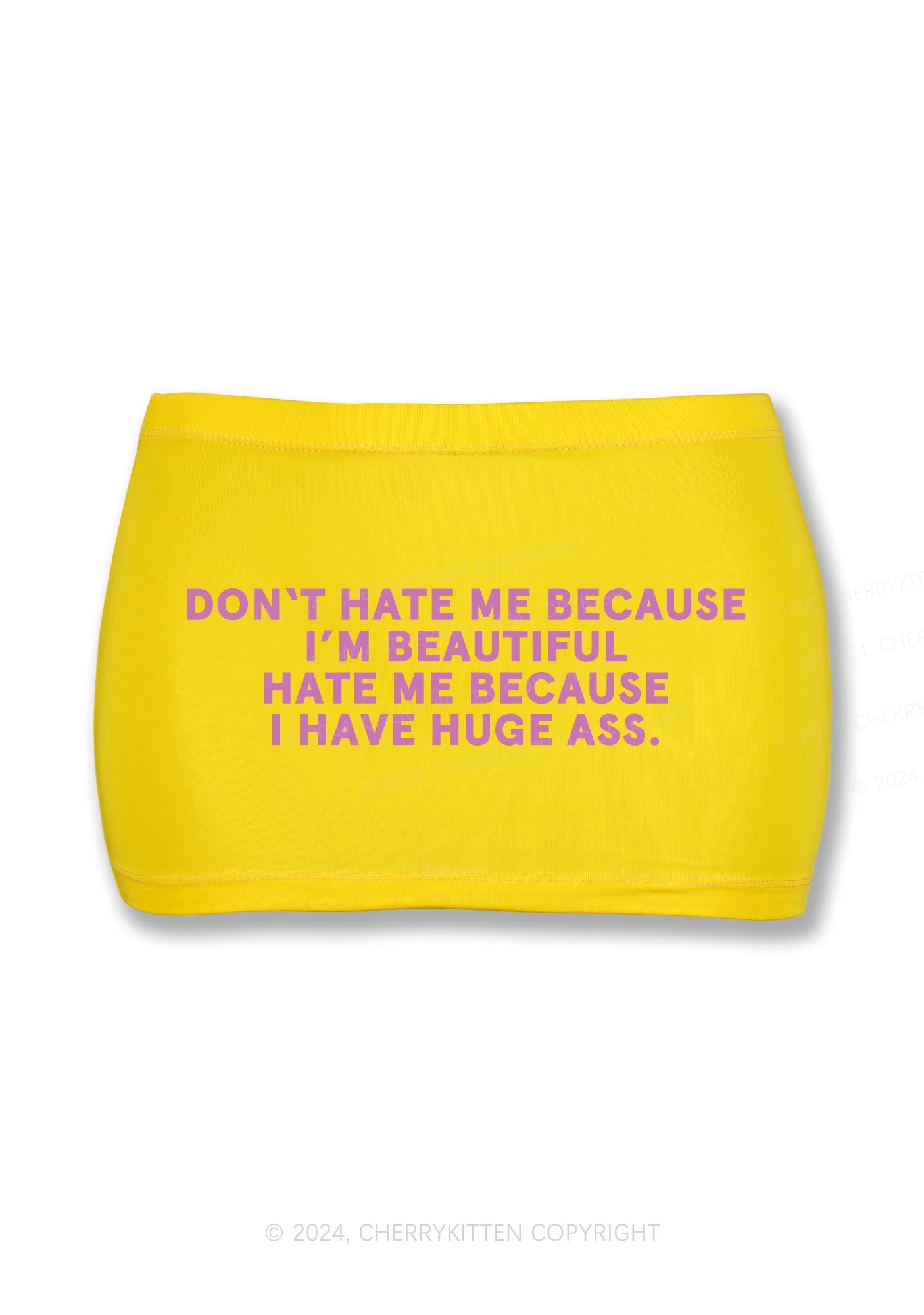 I Have Huge Axx Y2K Mini Hip Skirt Cherrykitten