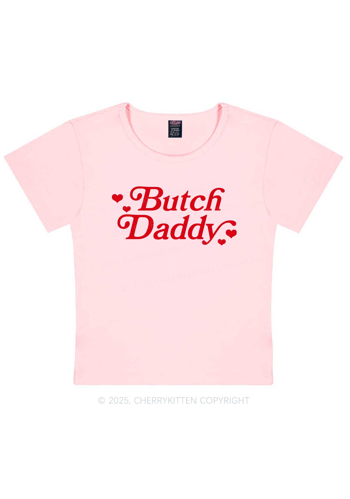 Butch Daddy Y2K Baby Tee Cherrykitten