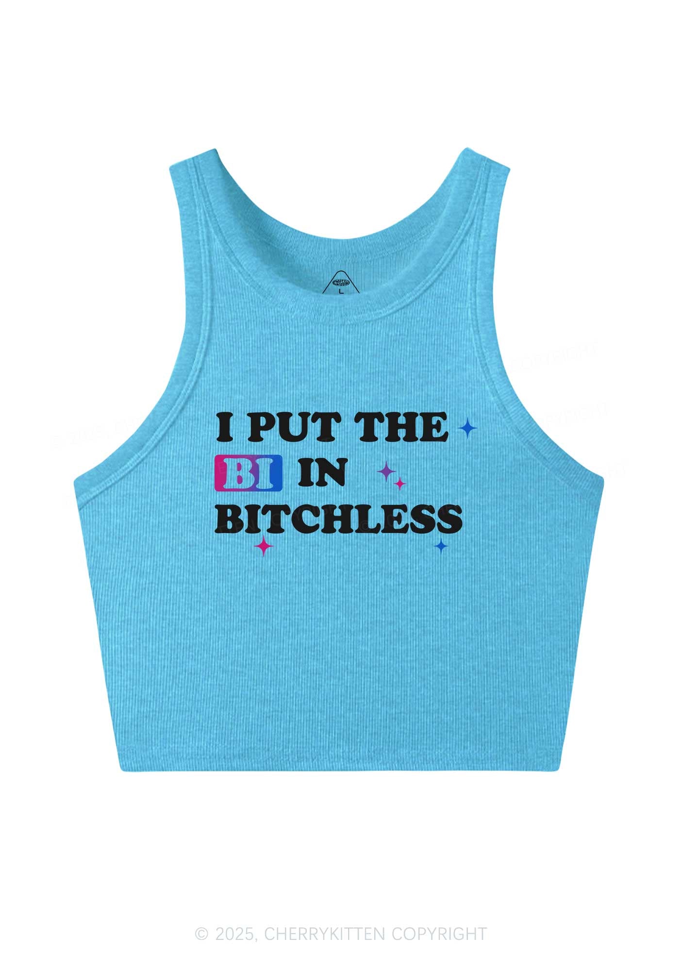 Put BI In Bxxchless Pride Y2K Crop Tank Top Cherrykitten