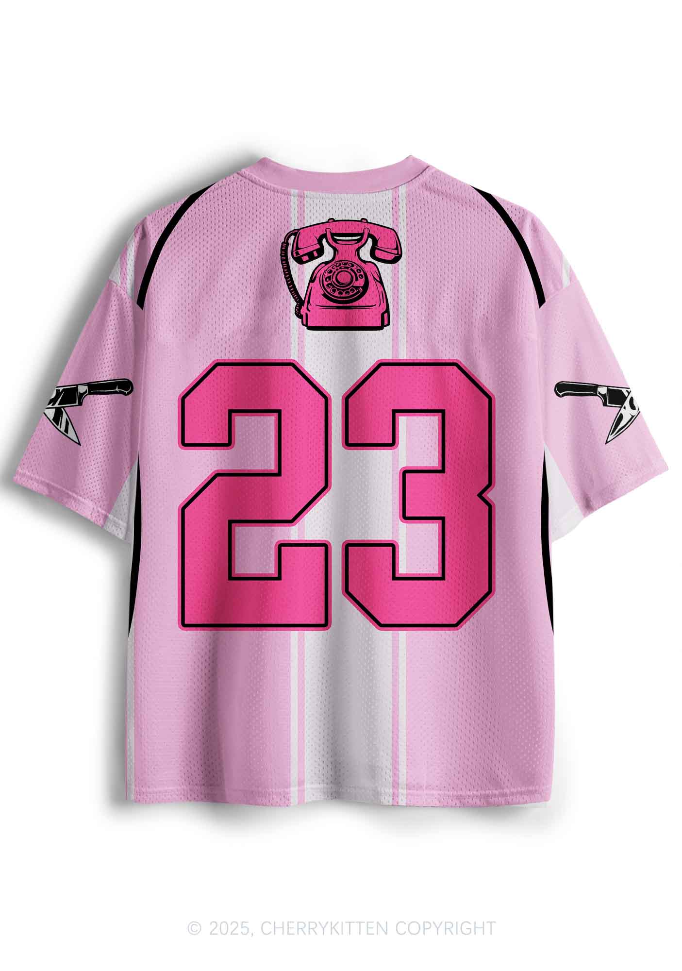 Halloween Custom Horror Hang Up Frist Y2K Sport Jersey Shirts Cherrykitten