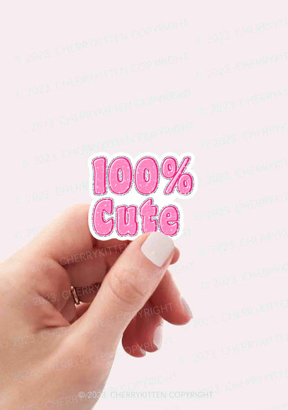 100% Cute 1Pc Y2K Sticker Cherrykitten