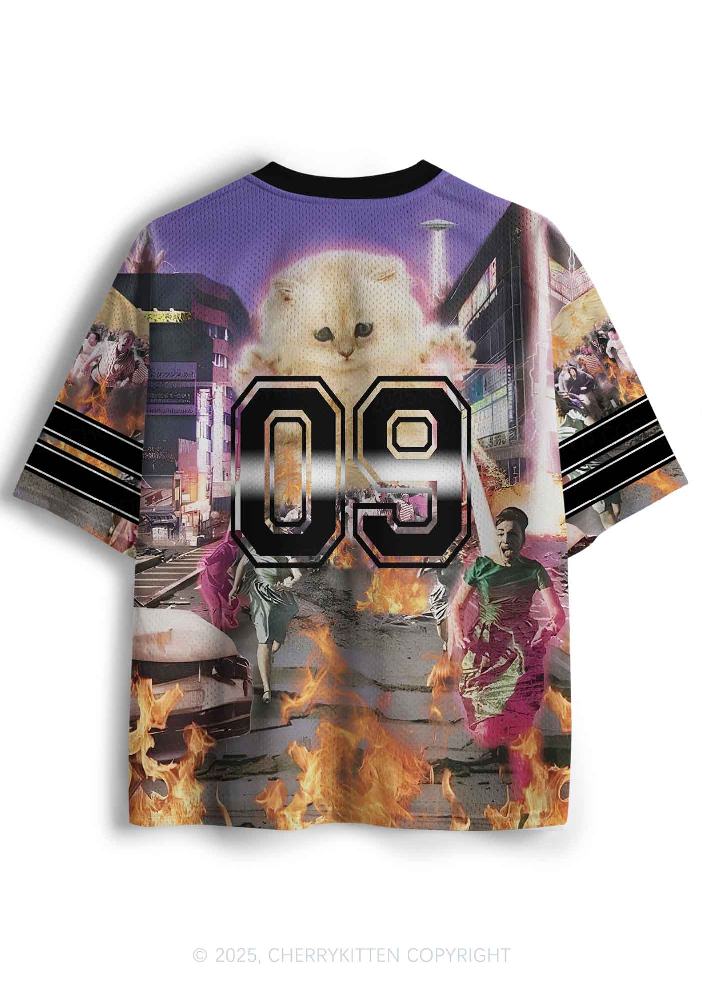 Custom Super Power Kitten Y2K Sport Jersey Shirts Cherrykitten