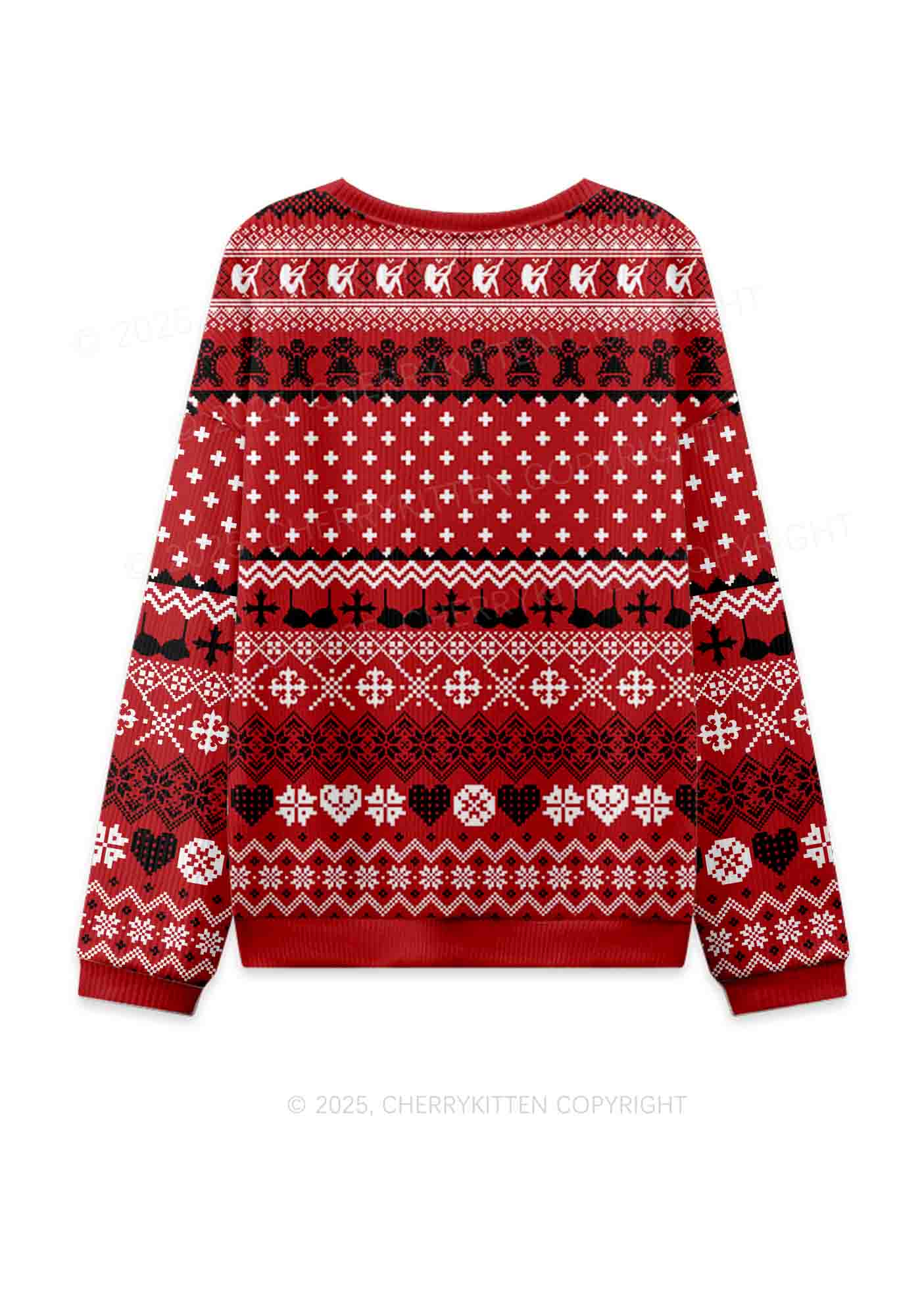 Sorry For Having Correct Opinions Y2K Knit Sweatshirt Cherrykitten