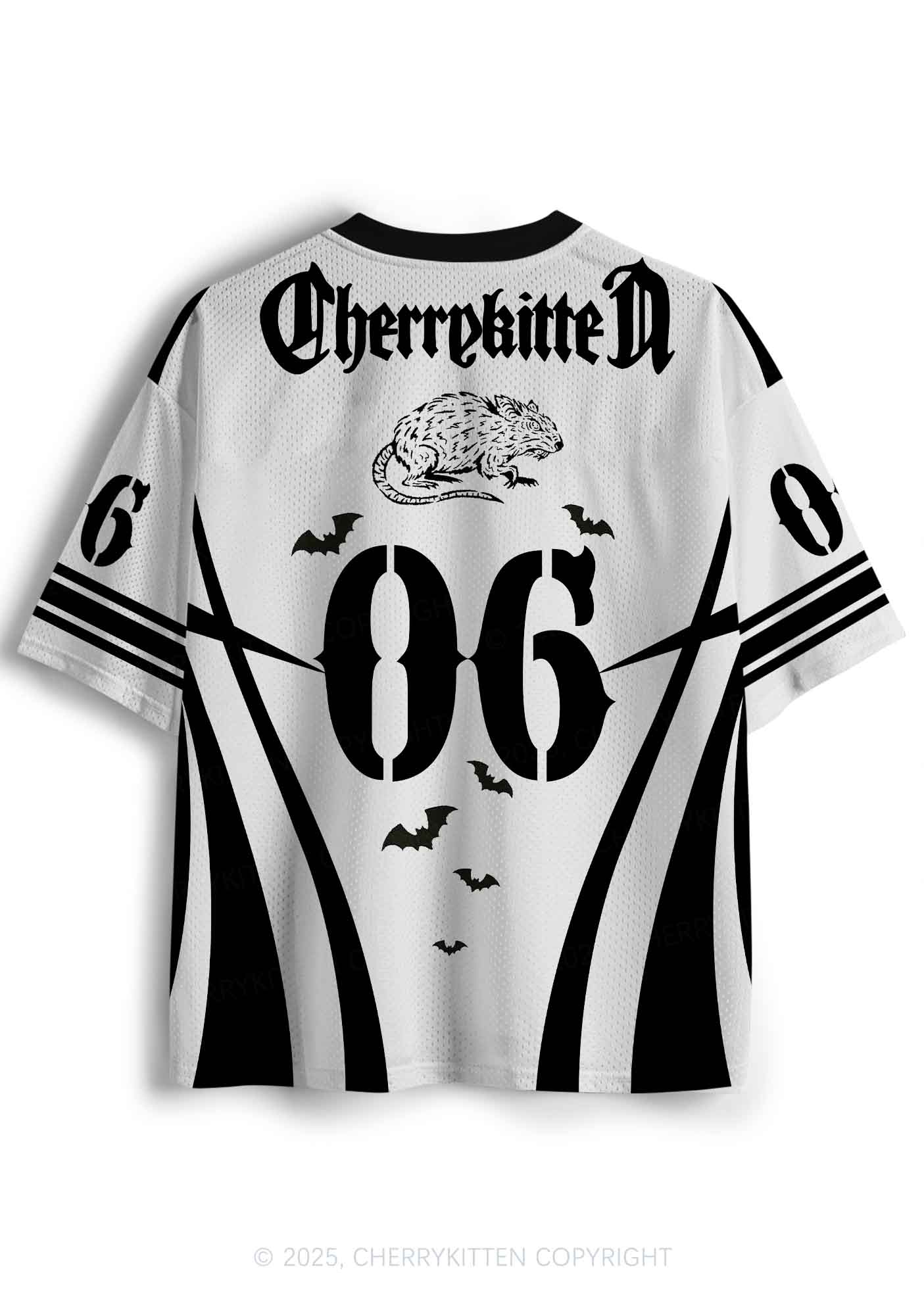 Halloween Custom Bat Monster Y2K Sport Jersey Shirts Cherrykitten
