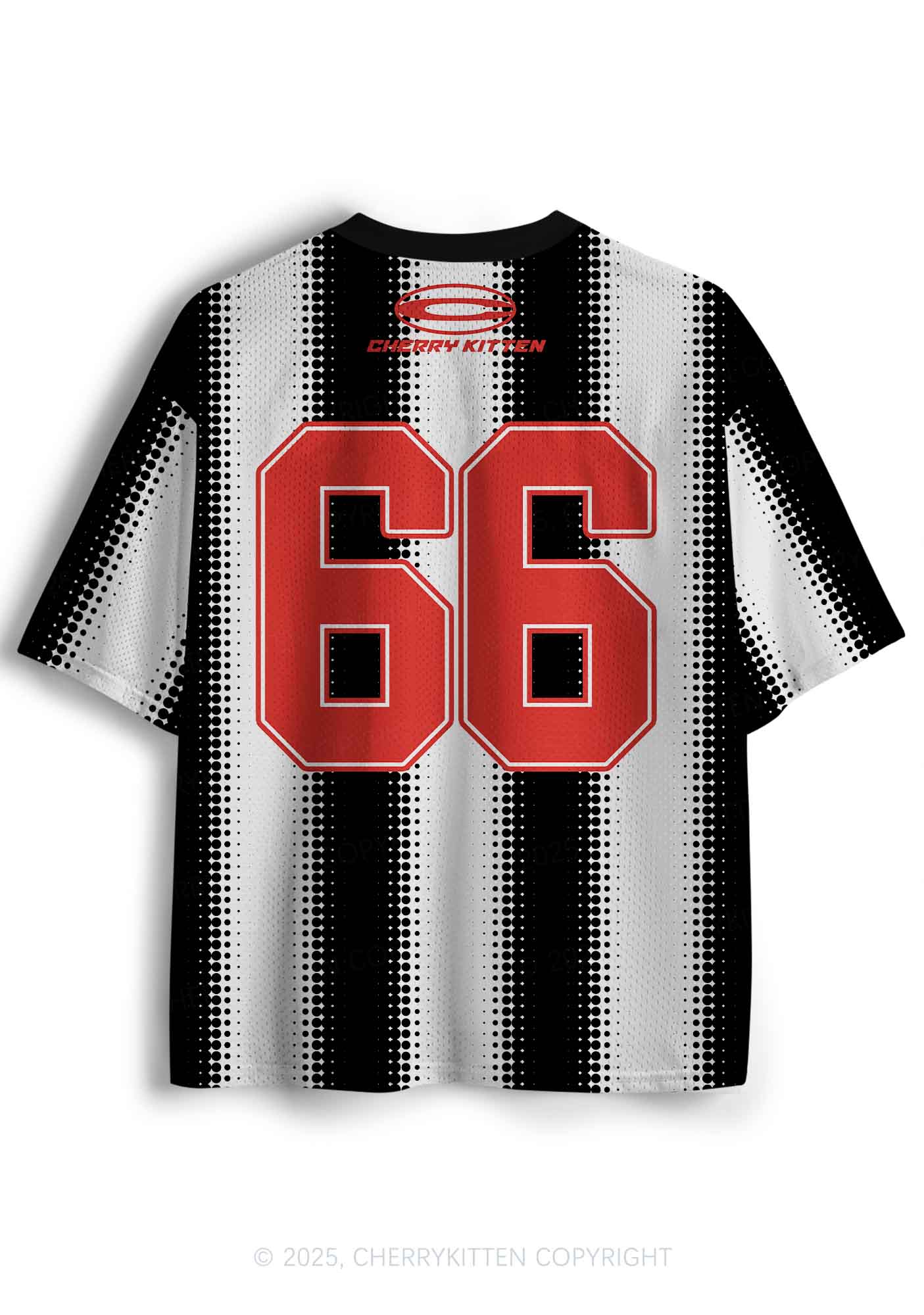 Halloween Custom Black Satan Heart Y2K Sport Jersey Shirts Cherrykitten