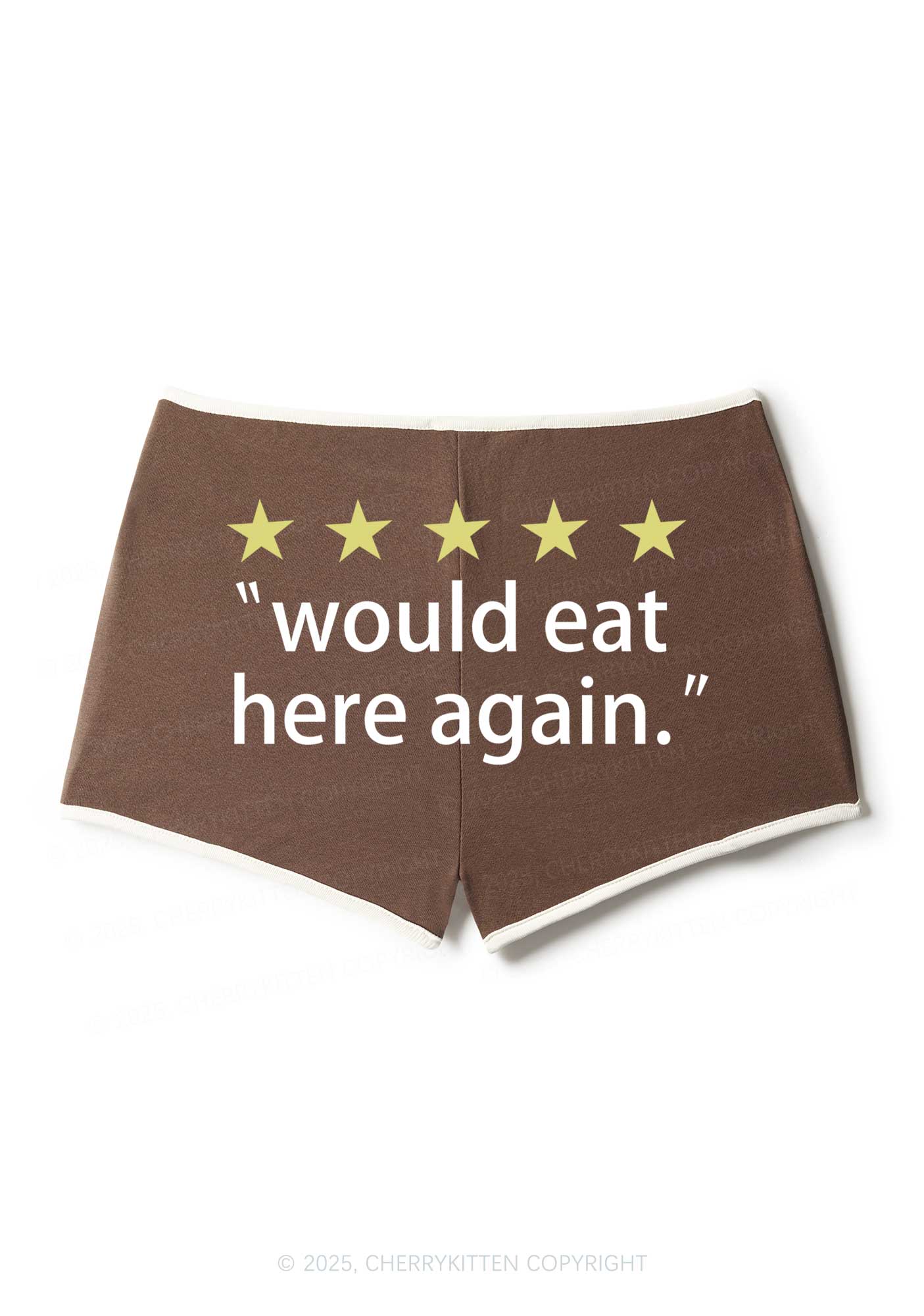 Eat Here Again Y2K Booty Shorts Cherrykitten