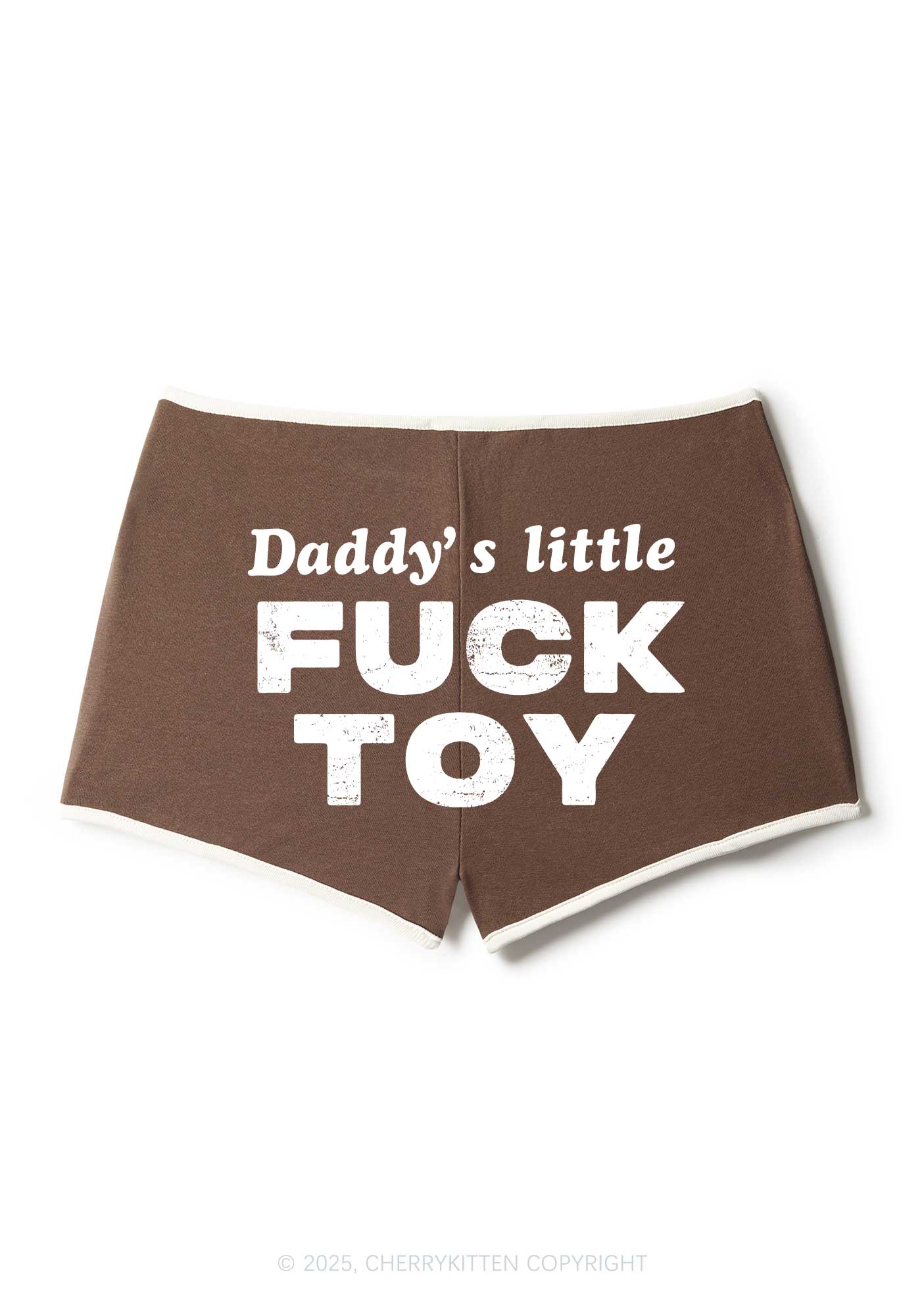 Daddys Little Fxxk Toy Y2K Booty Shorts Cherrykitten