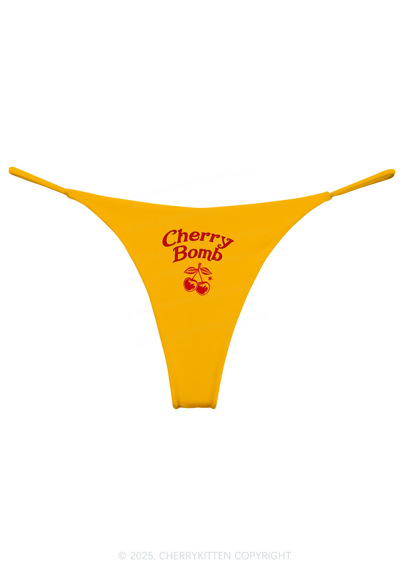 Cherry Bomb Y2K Bikini String Thong Cherrykitten