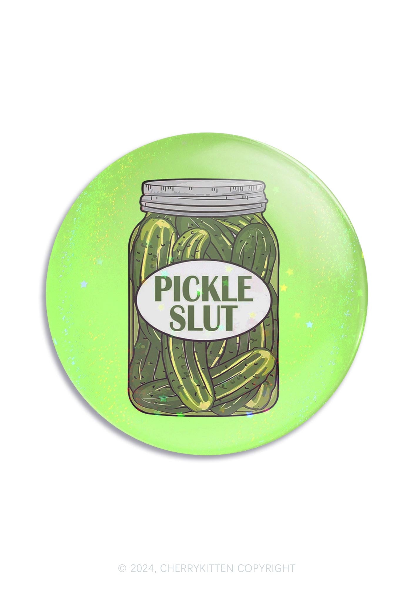 Pickle Slxt 1Pc Y2K Pin Badge Cherrykitten