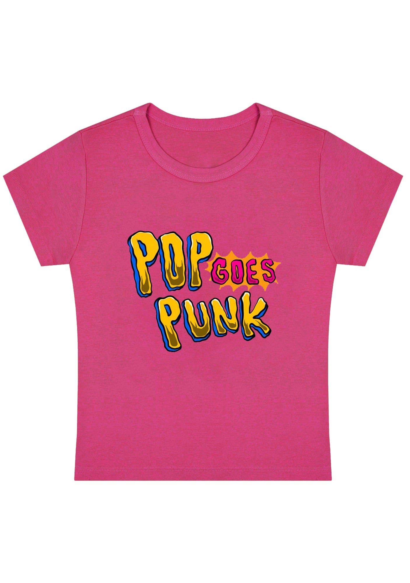 Pop Punk Goes Y2K Baby Tee
