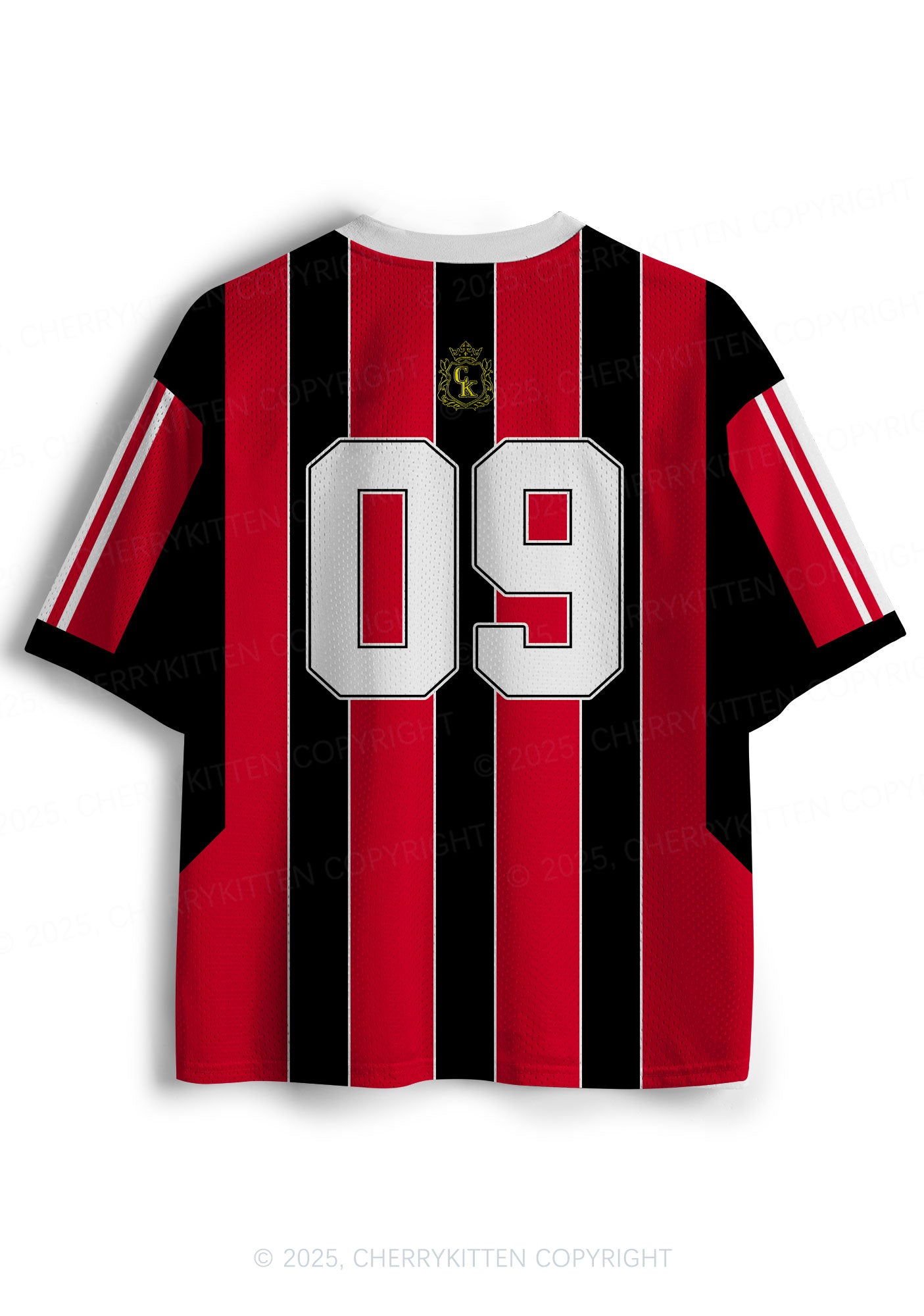 Custom Red Star Girl Y2K Sport Jersey Shirts Cherrykitten