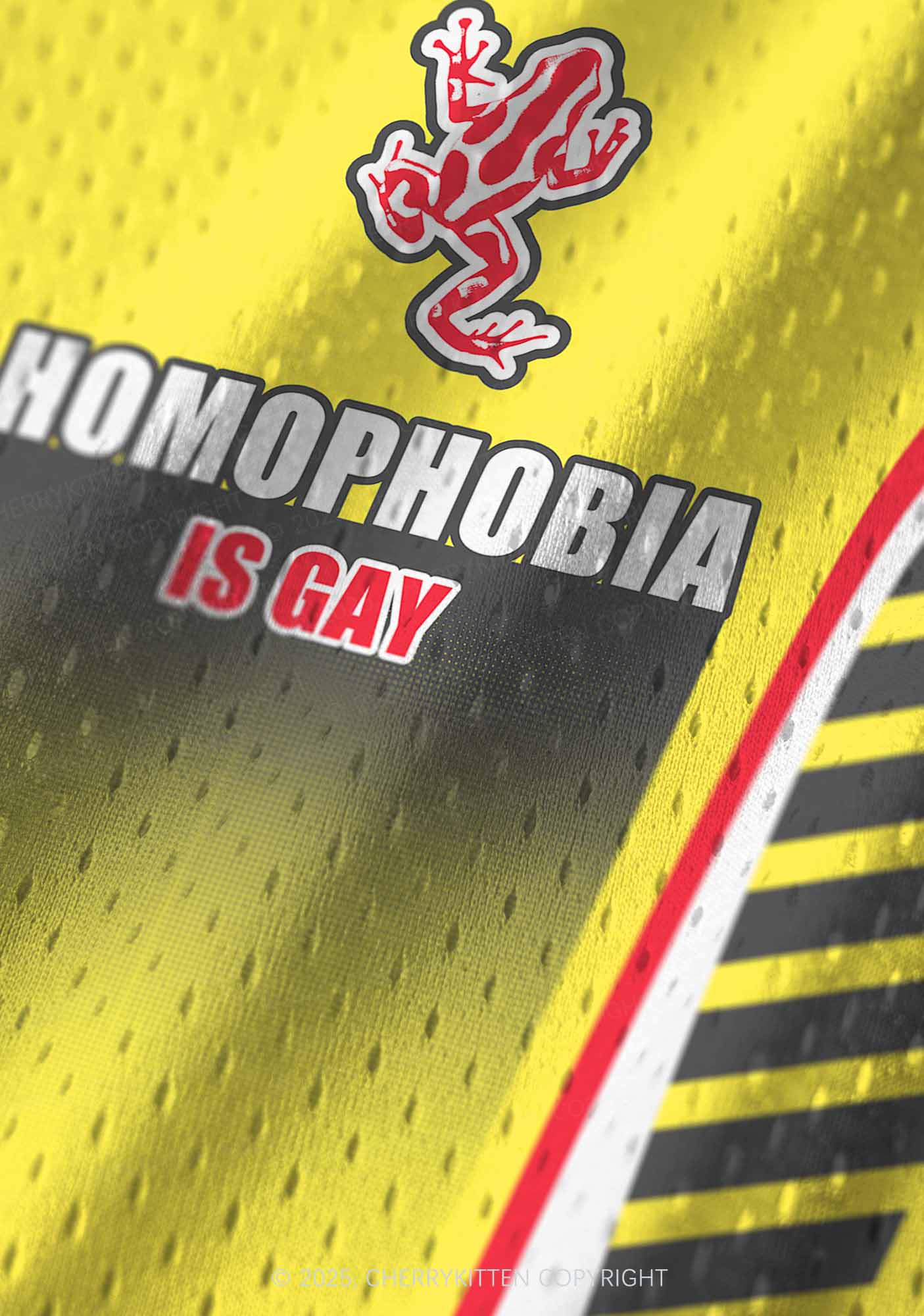 Custom Homophobia Gay Frog Pride Y2K Sport Jersey Tank Cherrykitten