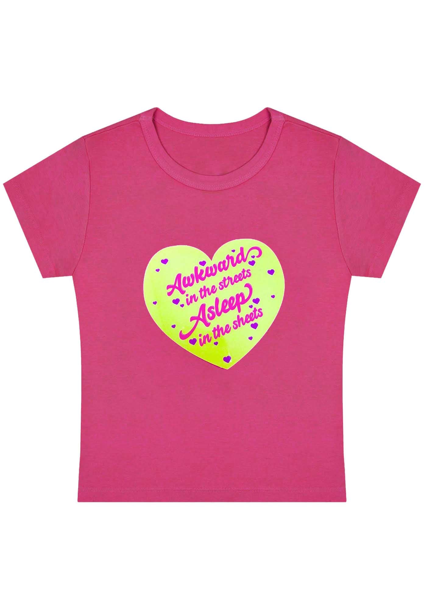 Curvy Awkward In The Streets Baby Tee