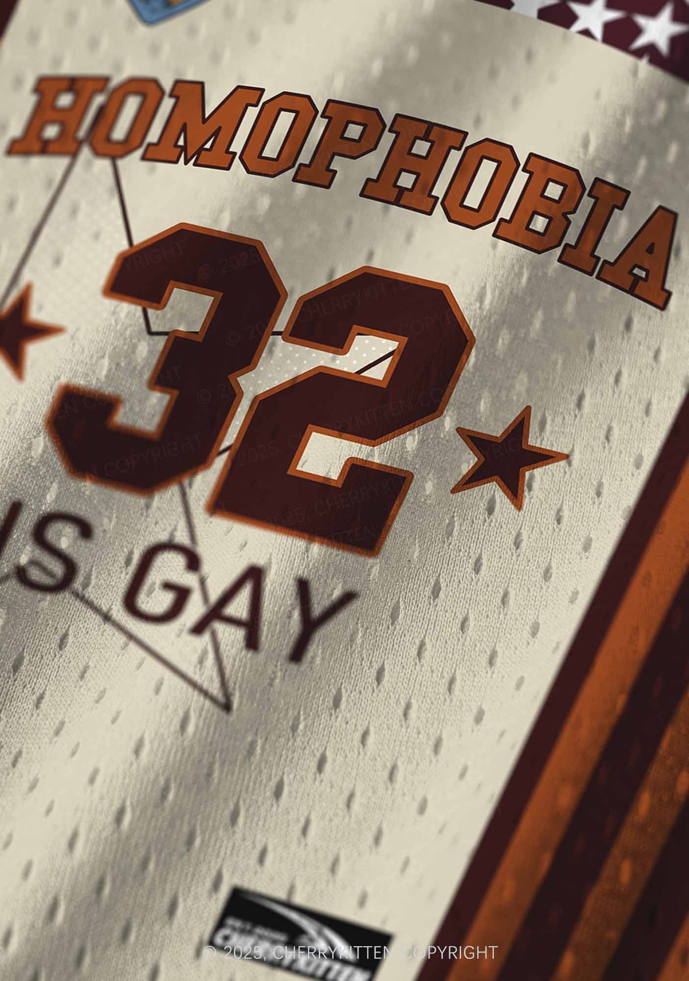 Custom Homophobia Gay Stars Pride Y2K Sport Jersey Tank Cherrykitten