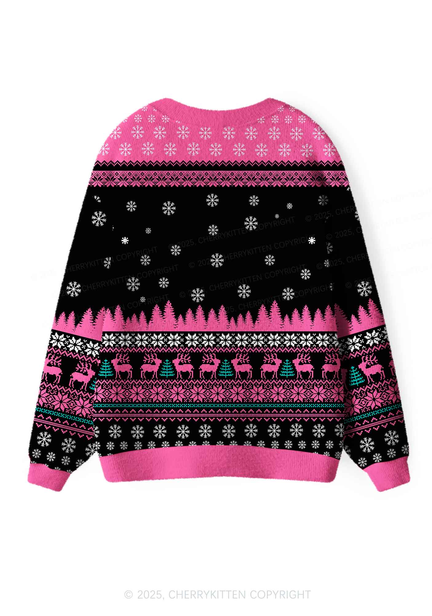 Sorry For Being So Funny Y2K Christmas Cardigan Knit Sweatshirt Cherrykitten