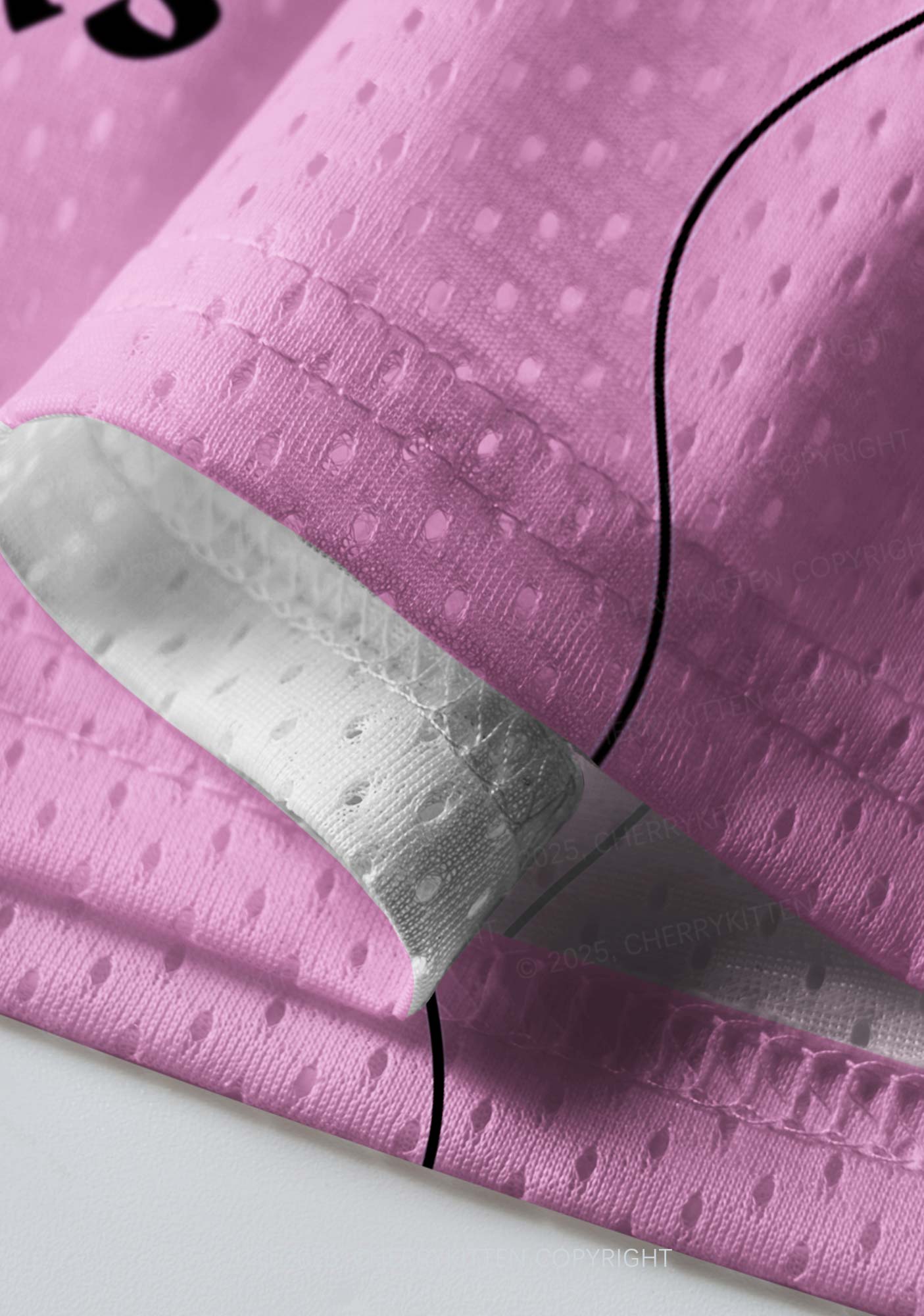 Custom Pink I Love S Boys Y2K Sport Jersey Shirts Cherrykitten