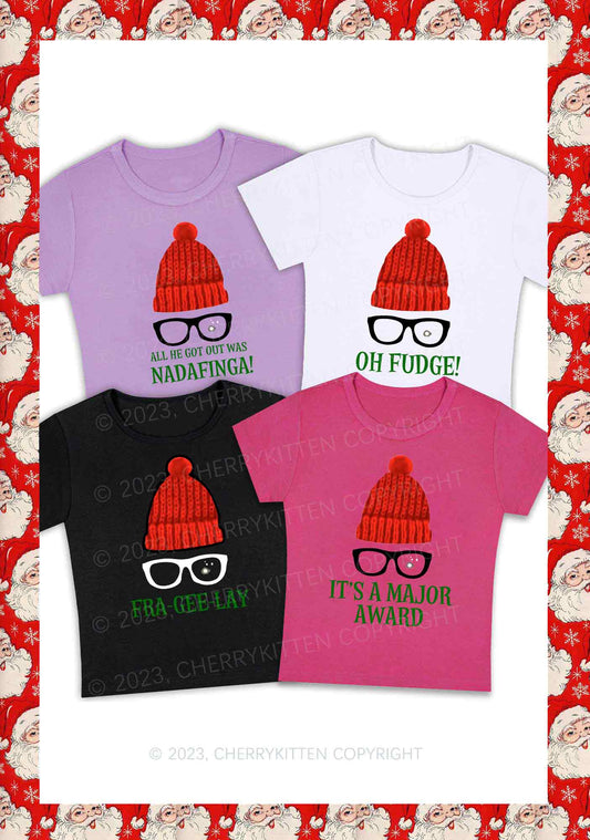 Glasses 5 Designs Christmas Y2K Baby Tee Cherrykitten