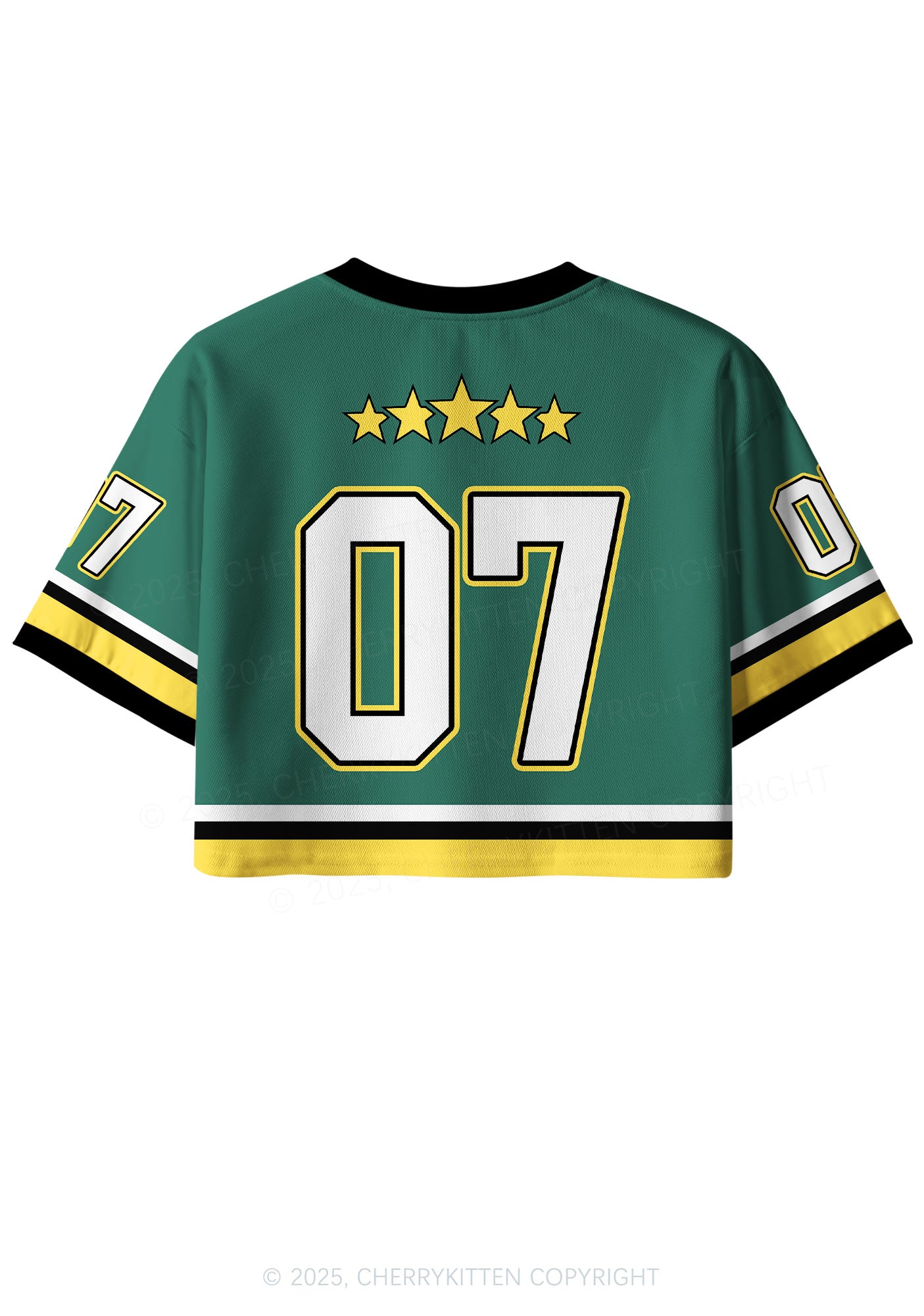 Custom Green He Him Hole Pride Y2K Crop Sport Jersey Shirts Cherrykitten