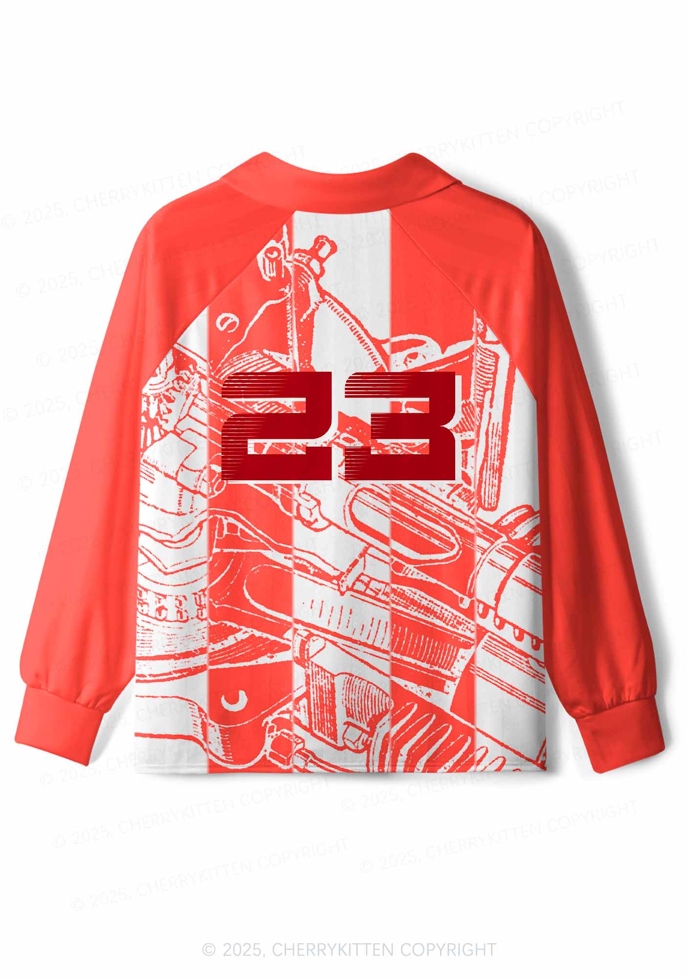 Custom Dont Play Techno Y2K Sport Long Sleeve Jersey Shirts Cherrykitten