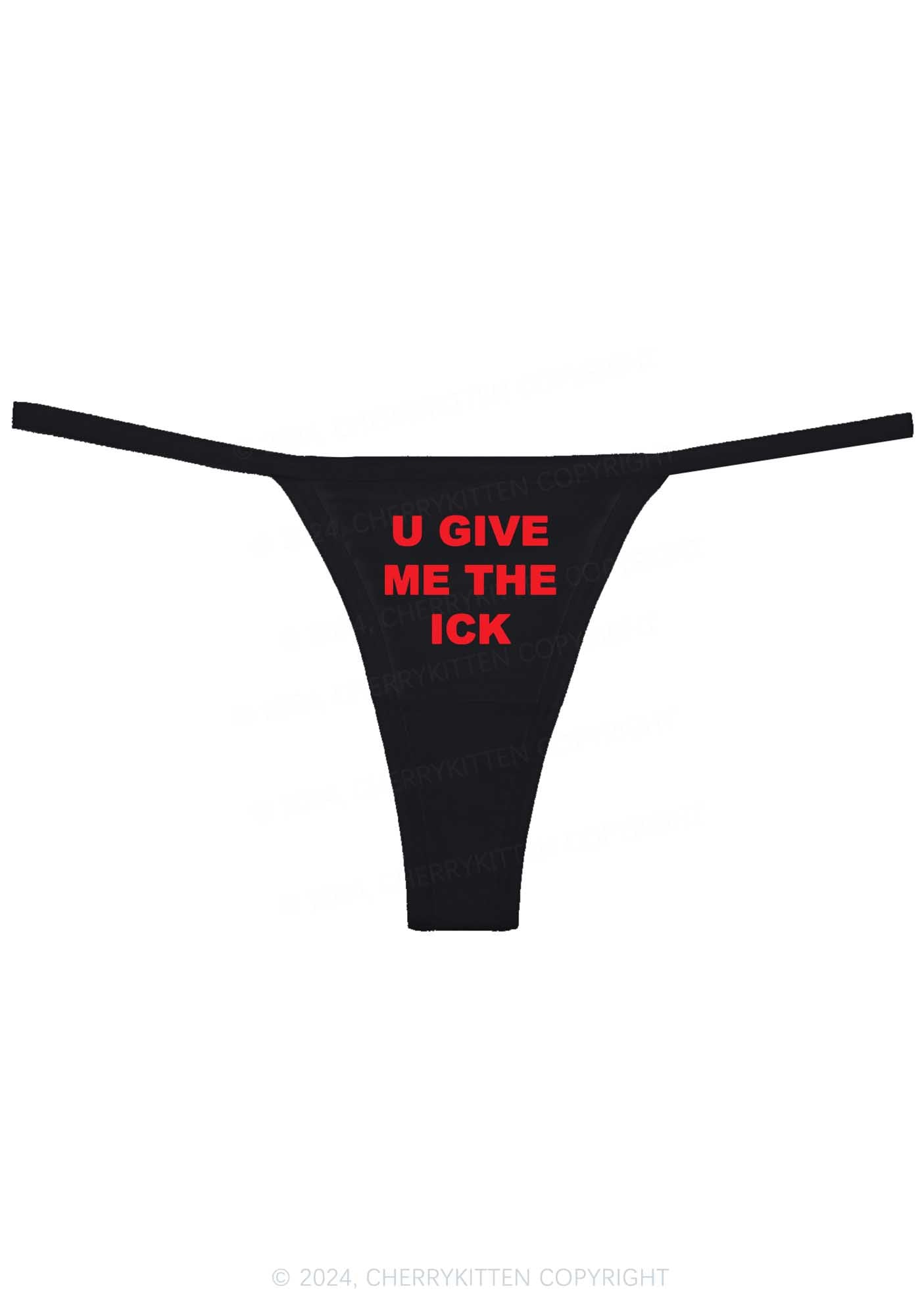 Give Me Ick Y2K Flat String Thong Cherrykitten