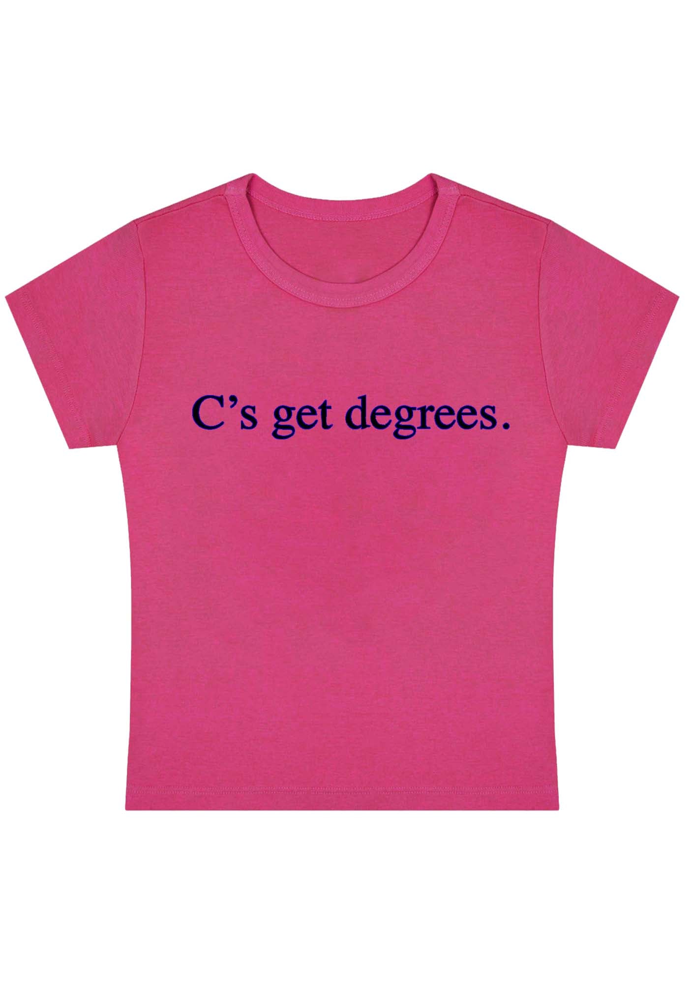 Curvy C's Get Degrees Baby Tee