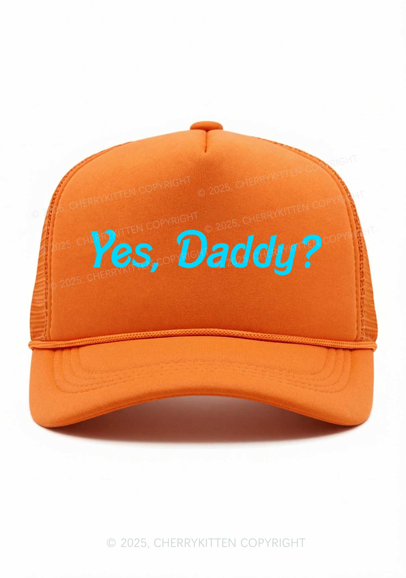 Yes Daddy Valentine's Day Y2K Trucker Hat Cherrykitten