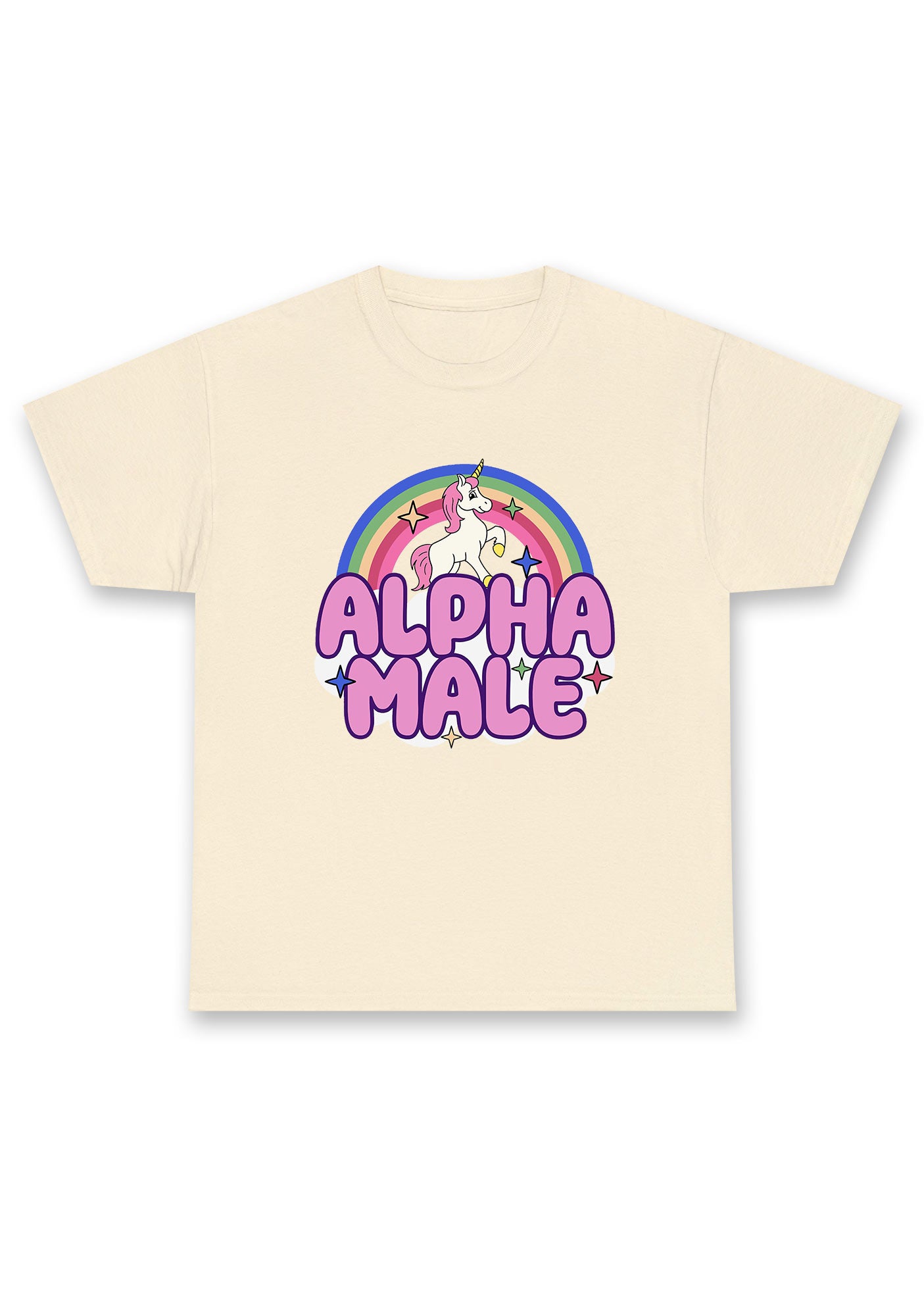 Rainbow Unicorn Alpha Male Chunky Shirt