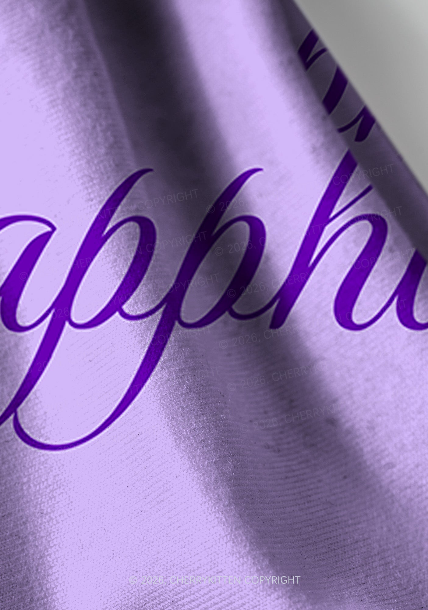 Purple Sapphic Pride Y2K Print Headband Cherrykitten