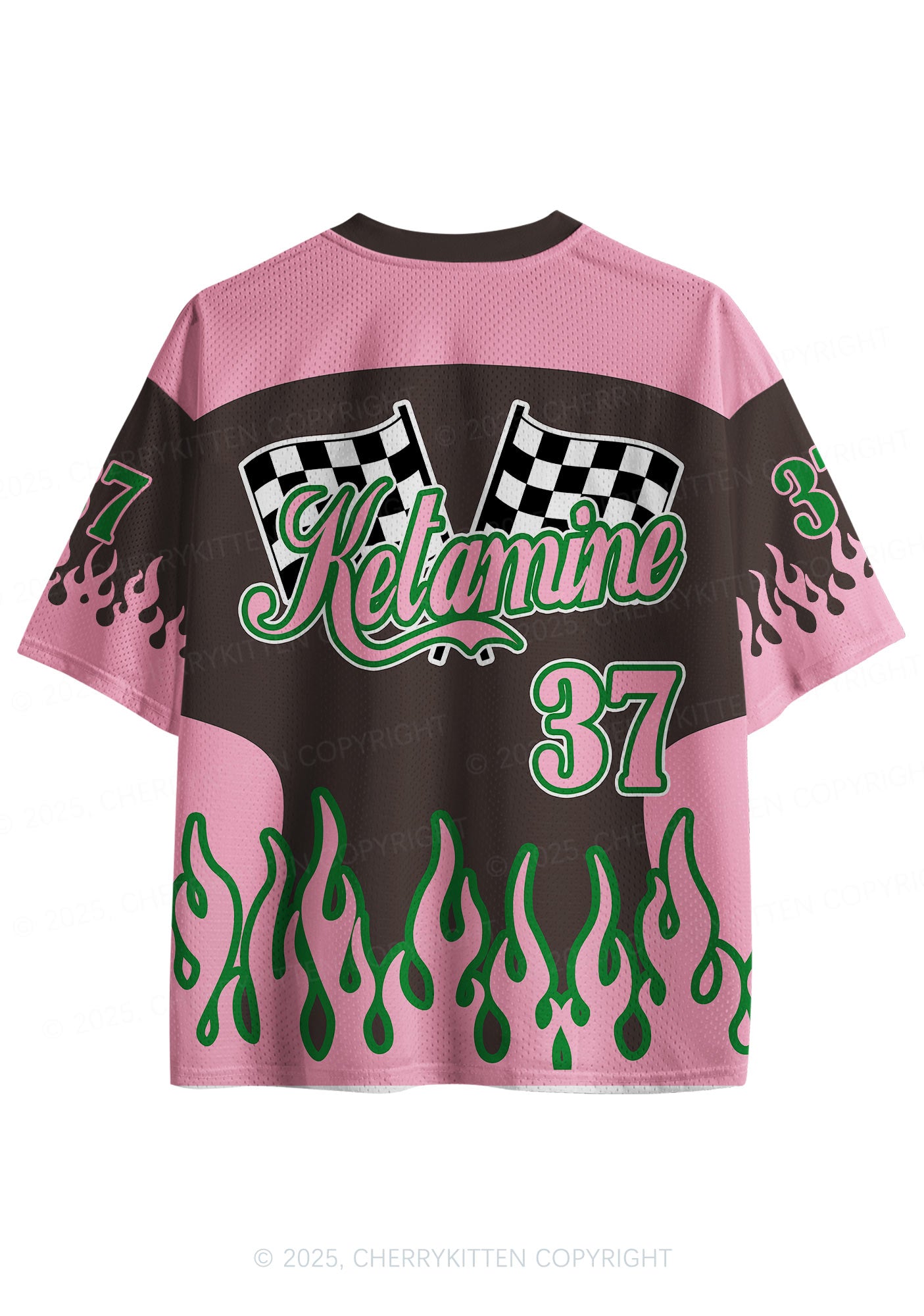 Custom Pink Ketamxxe Y2K Sport Jersey Shirts Cherrykitten