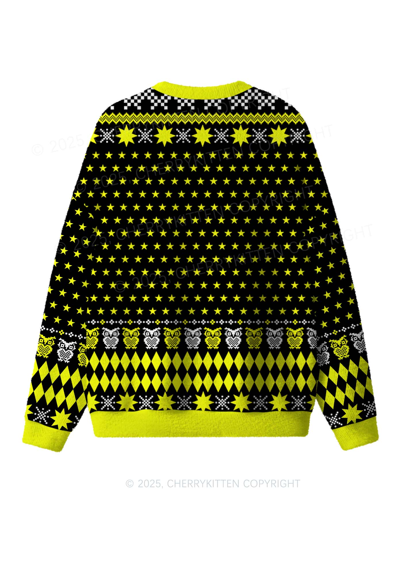 Stargirl Y2K Christmas Knit Sweatshirt Cherrykitten