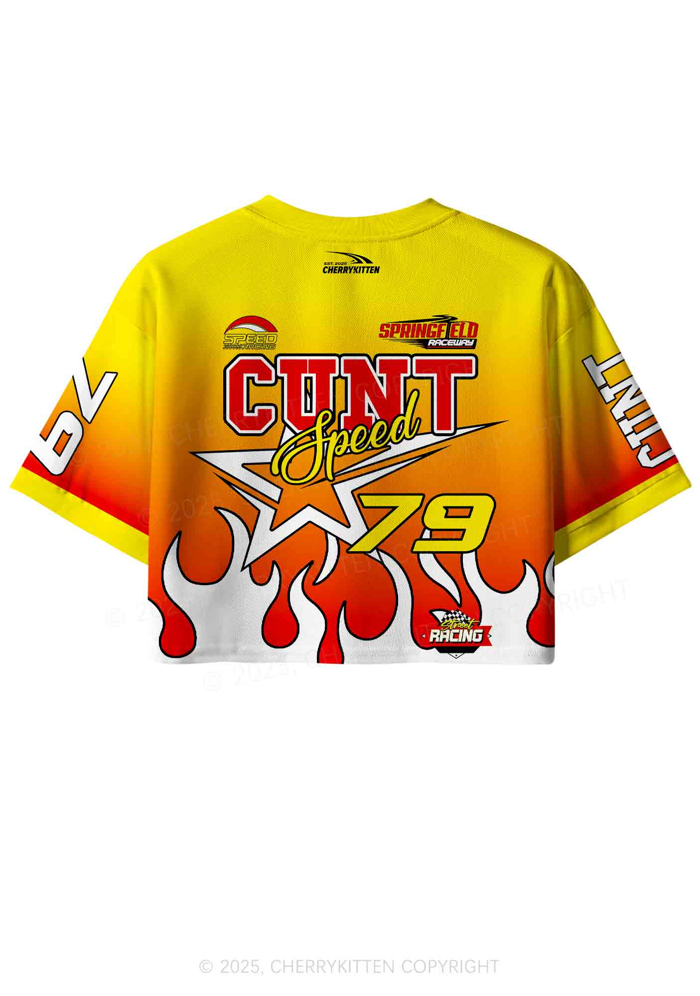 Custom Cxxt Speed Y2K Crop Sport Jersey Shirts Cherrykitten