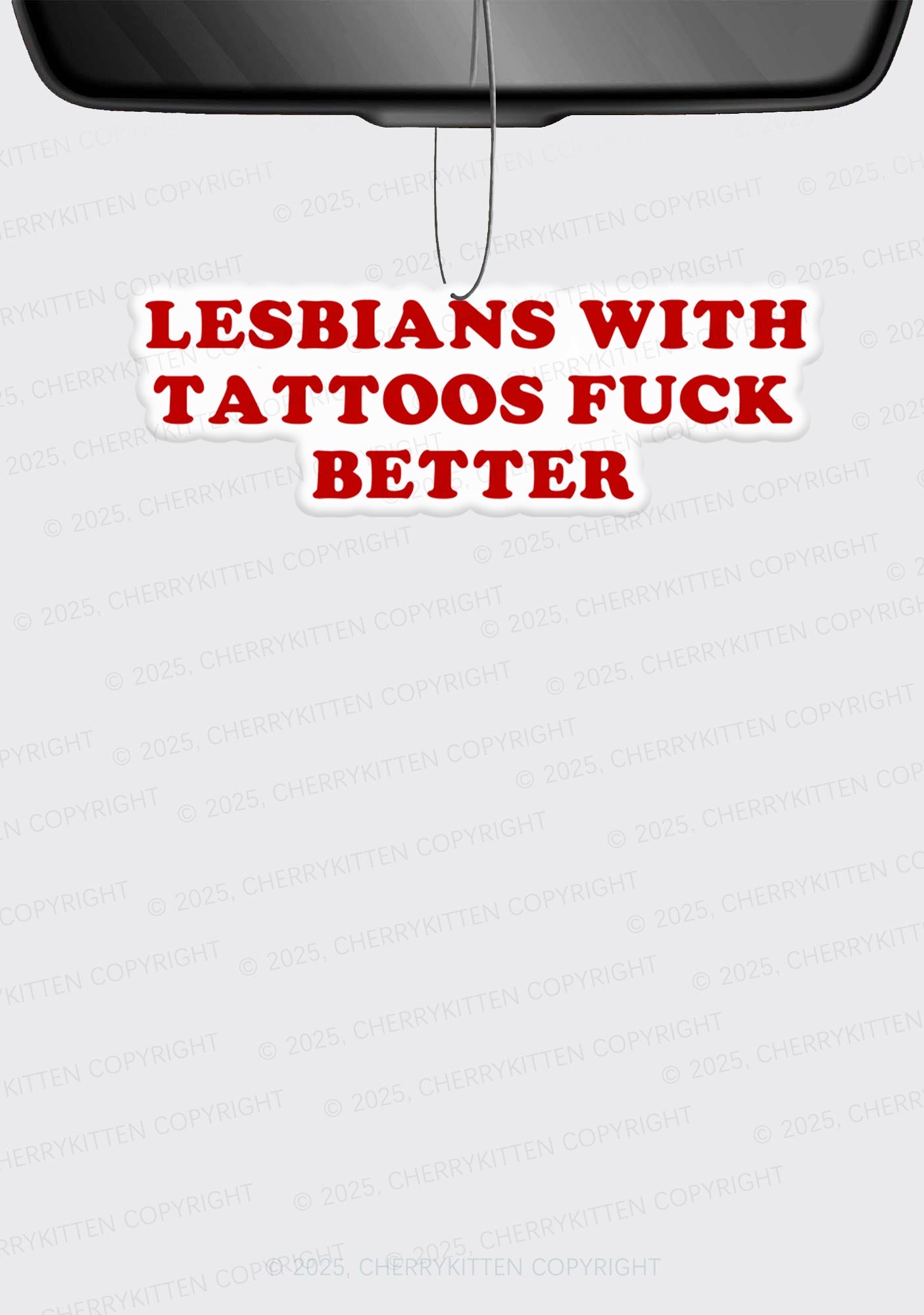 Lesbians With Tattoos Pride 1Pc Y2K Car Air Freshener Cherrykitten
