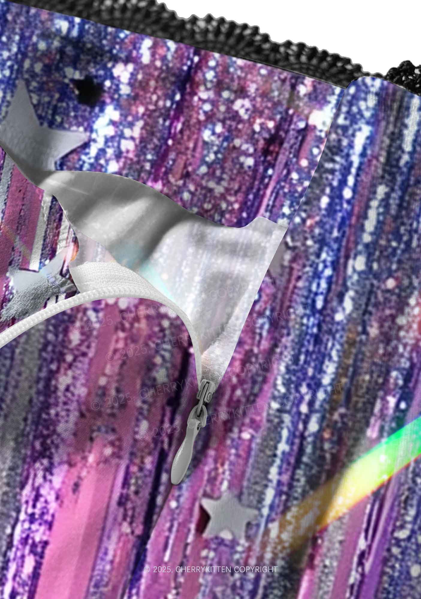 Capybaras Disco Night Y2K Print Midi Skirt Cherrykitten