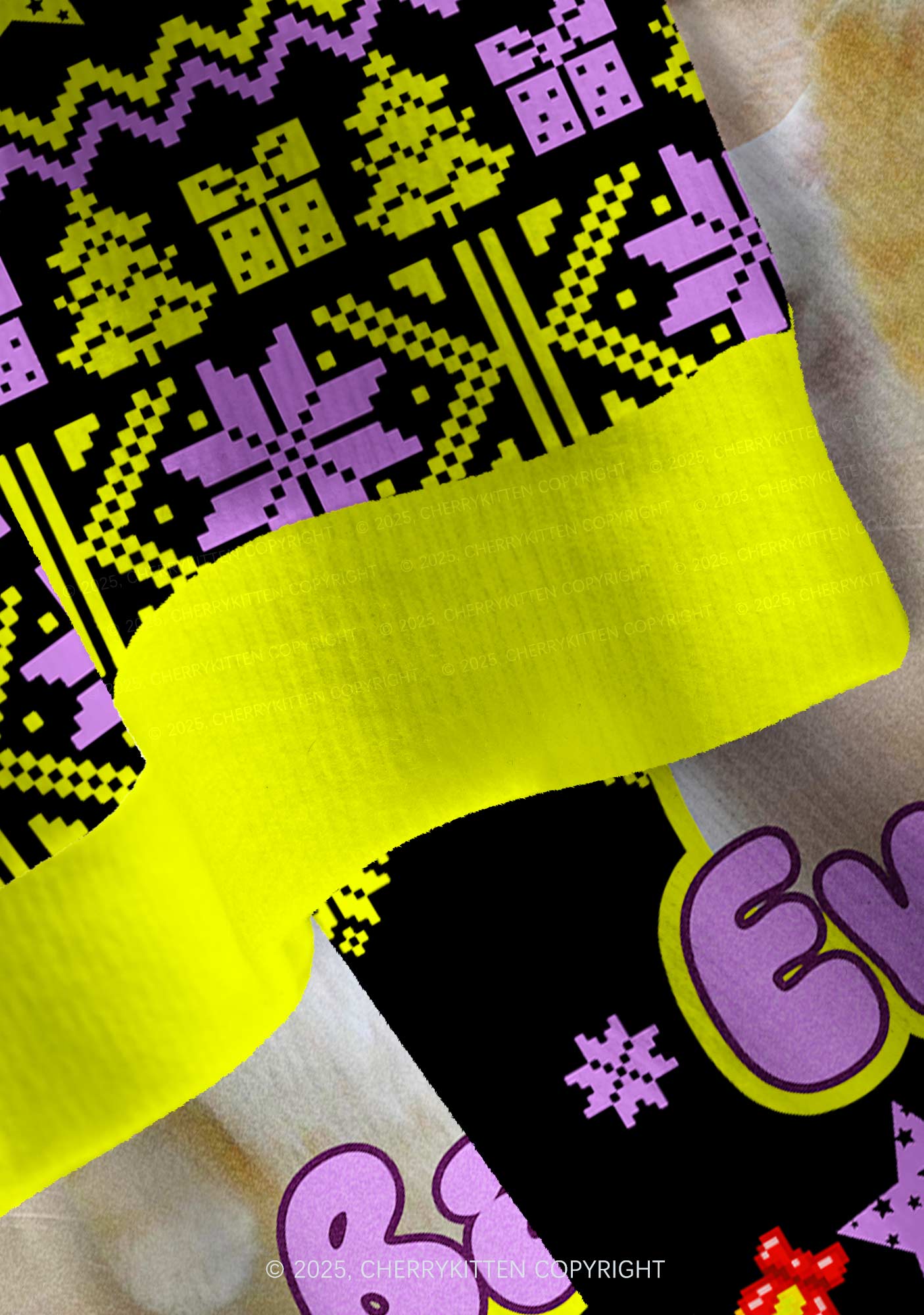 Saddies Five Cats Y2K Christmas Cardigan Knit Sweatshirt Cherrykitten