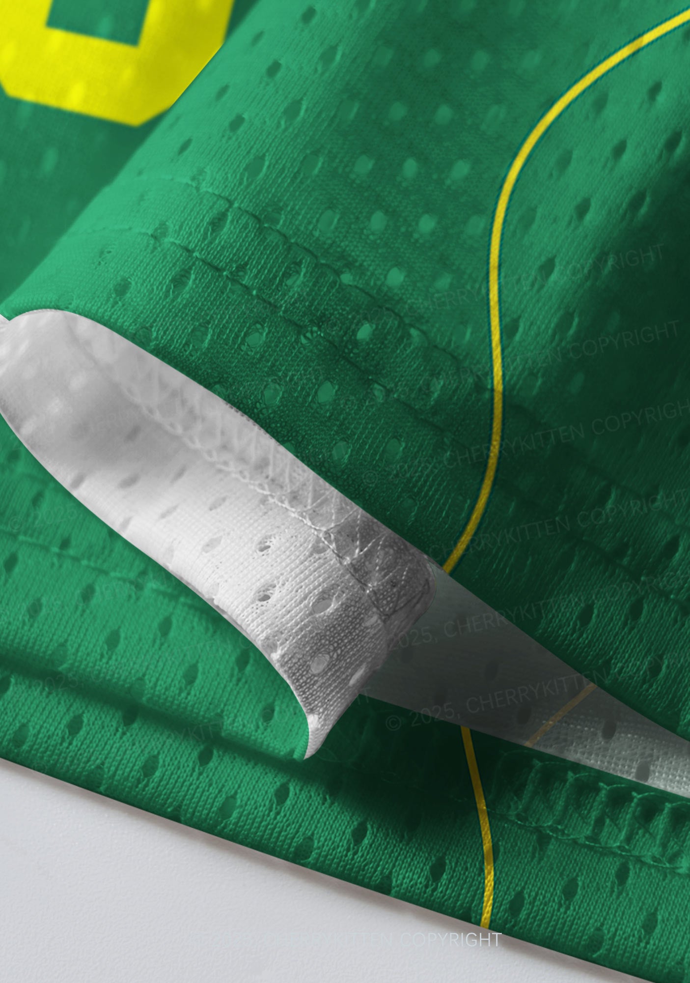 Custom Green May Be Handful Y2K Sport Jersey Shirts Cherrykitten