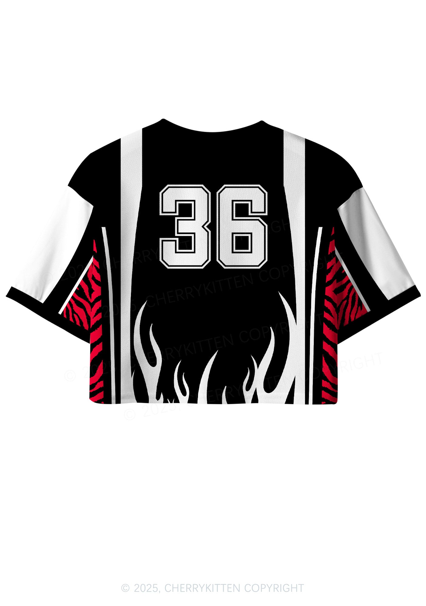 Custom I Rode Faces Y2K Crop Sport Jersey Shirts Cherrykitten