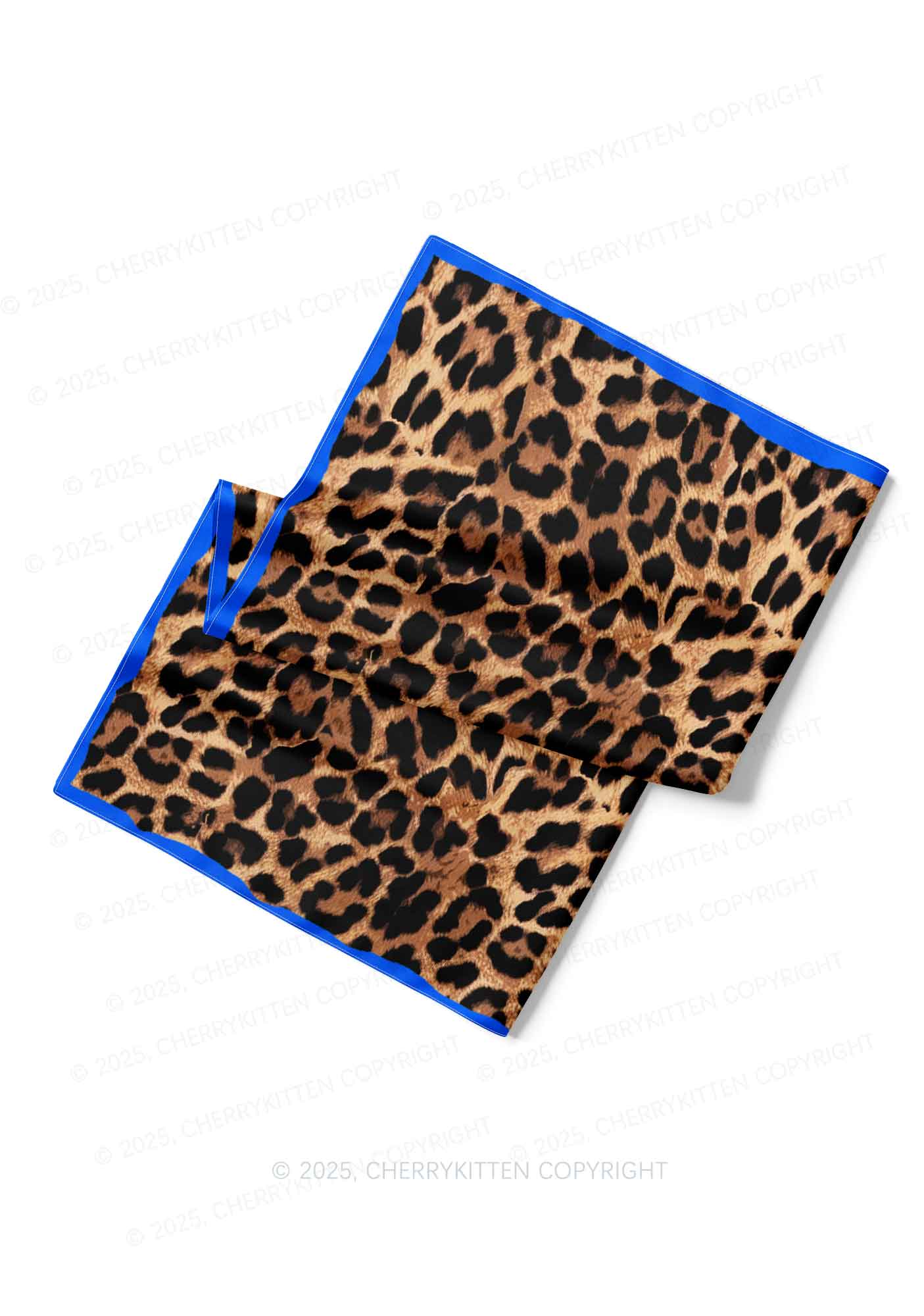 Wild Leopard Y2K Square Bandana Cherrykitten