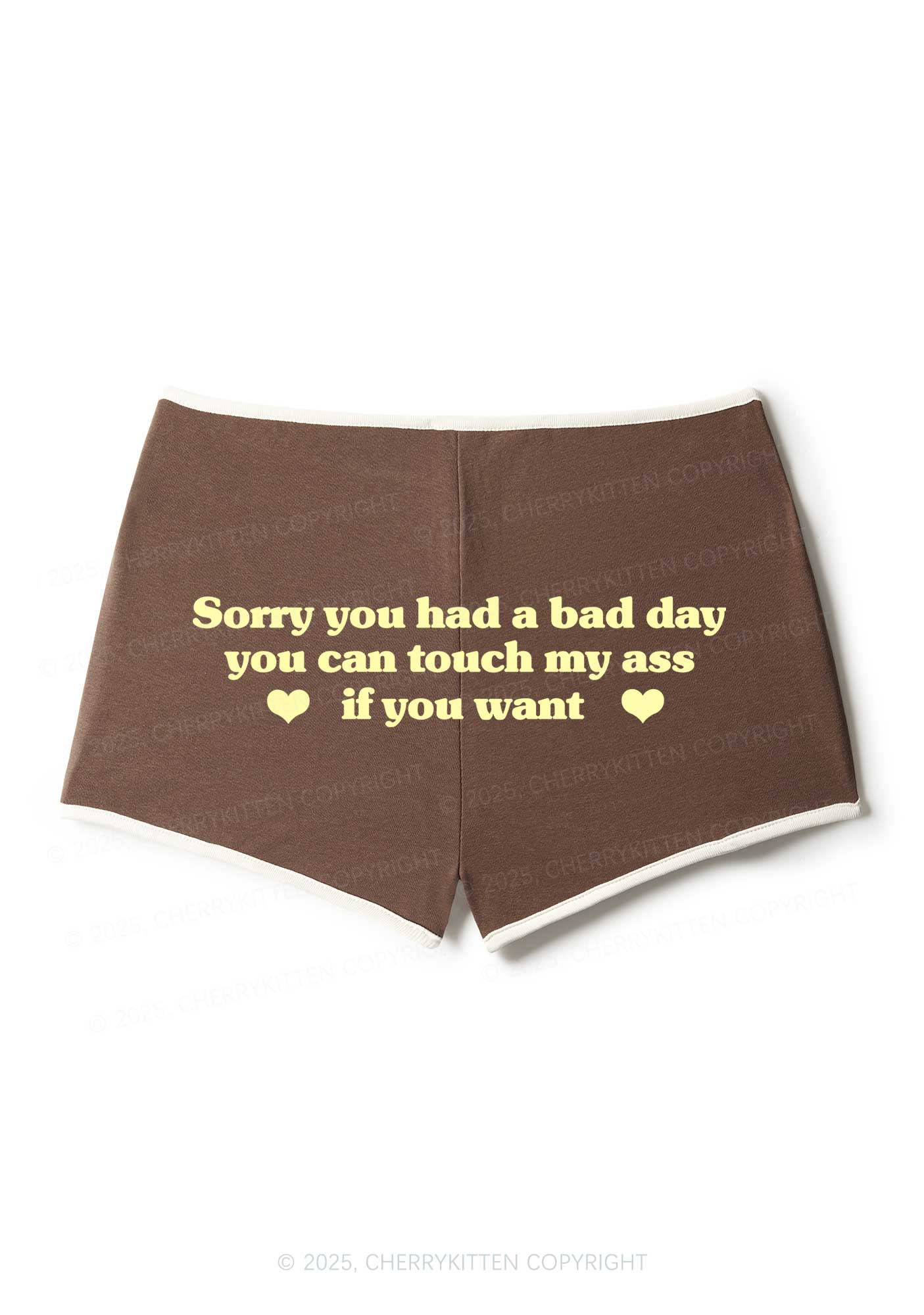 Sorry You Had A Bad Day Y2K Booty Shorts Cherrykitten