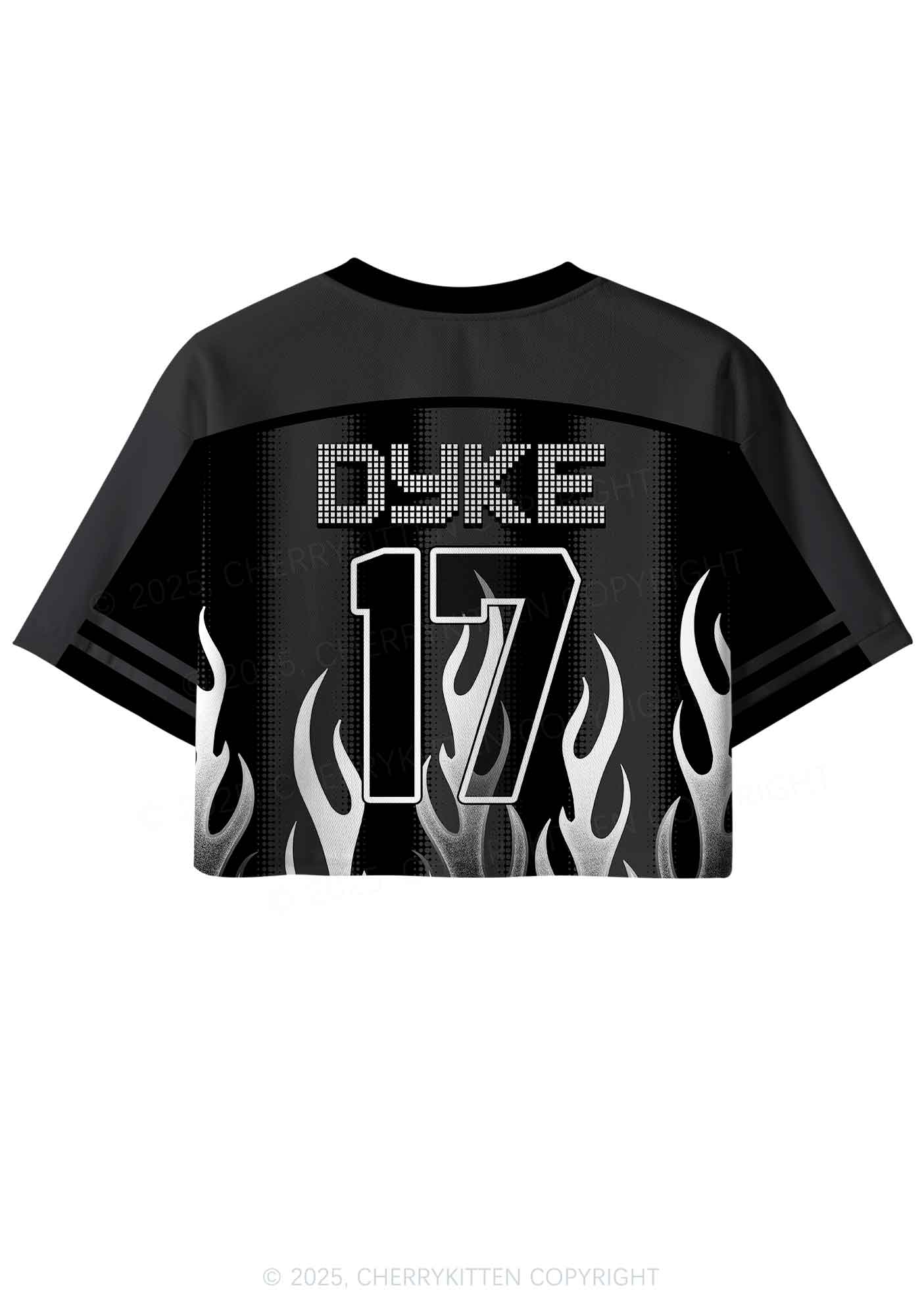 Custom Dyke Pride Y2K Crop Sport Jersey Shirts Cherrykitten