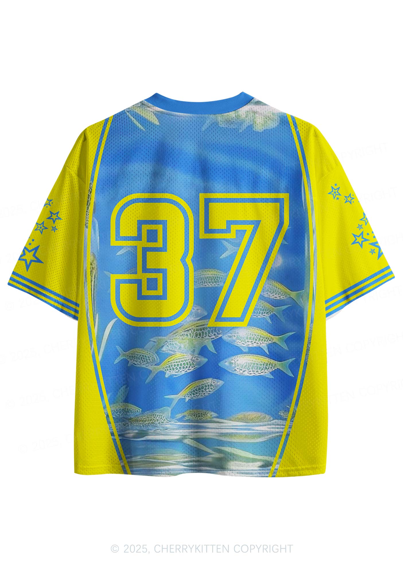 Custom Undersea Fish Y2K Sport Jersey Shirts Cherrykitten