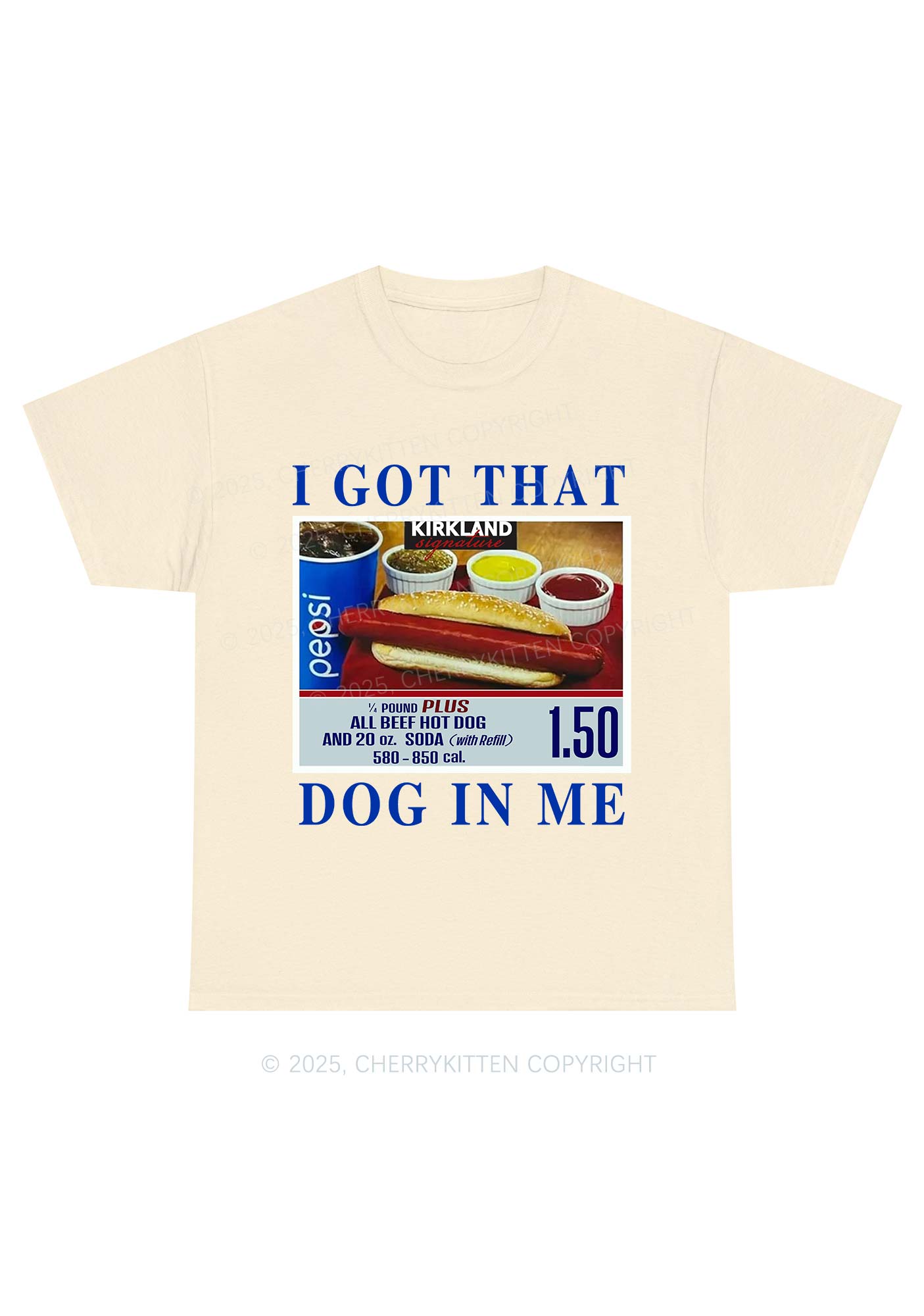 I Got That Hot Dog In Me Y2K Chunky Shirt Cherrykitten
