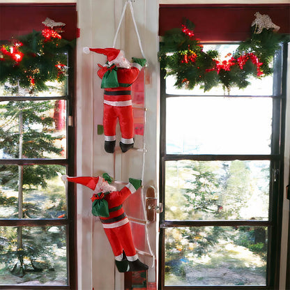 Climbing Santa Claus Ornaments Y2K Christmas Tree Pendants
