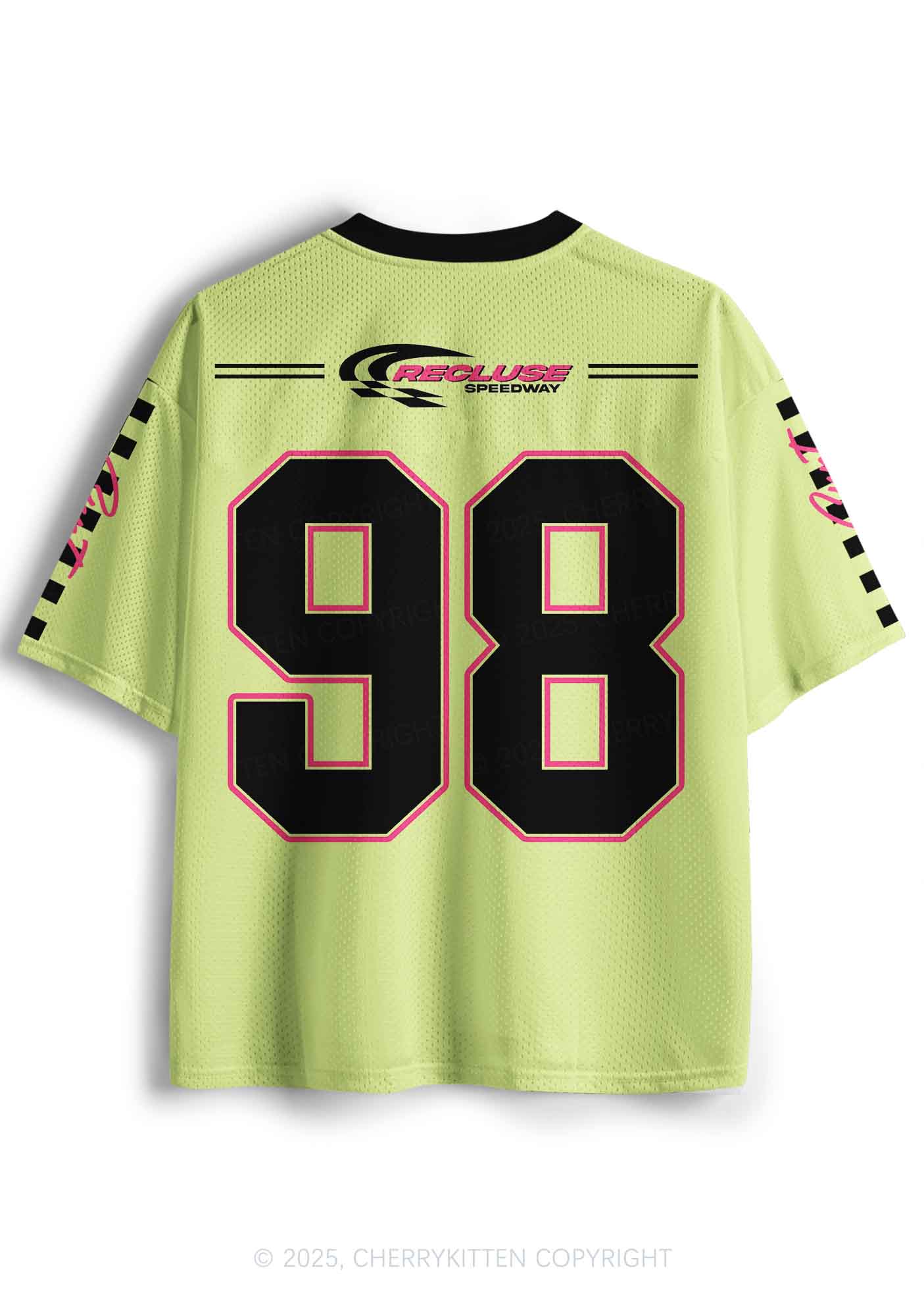 Custom Yellow Cxxt Y2K Sport Jersey Shirts Cherrykitten