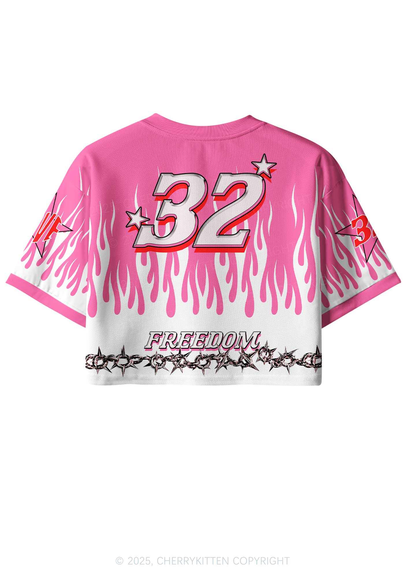 Custom Hot Mxxf Y2K Crop Sport Jersey Shirts Cherrykitten