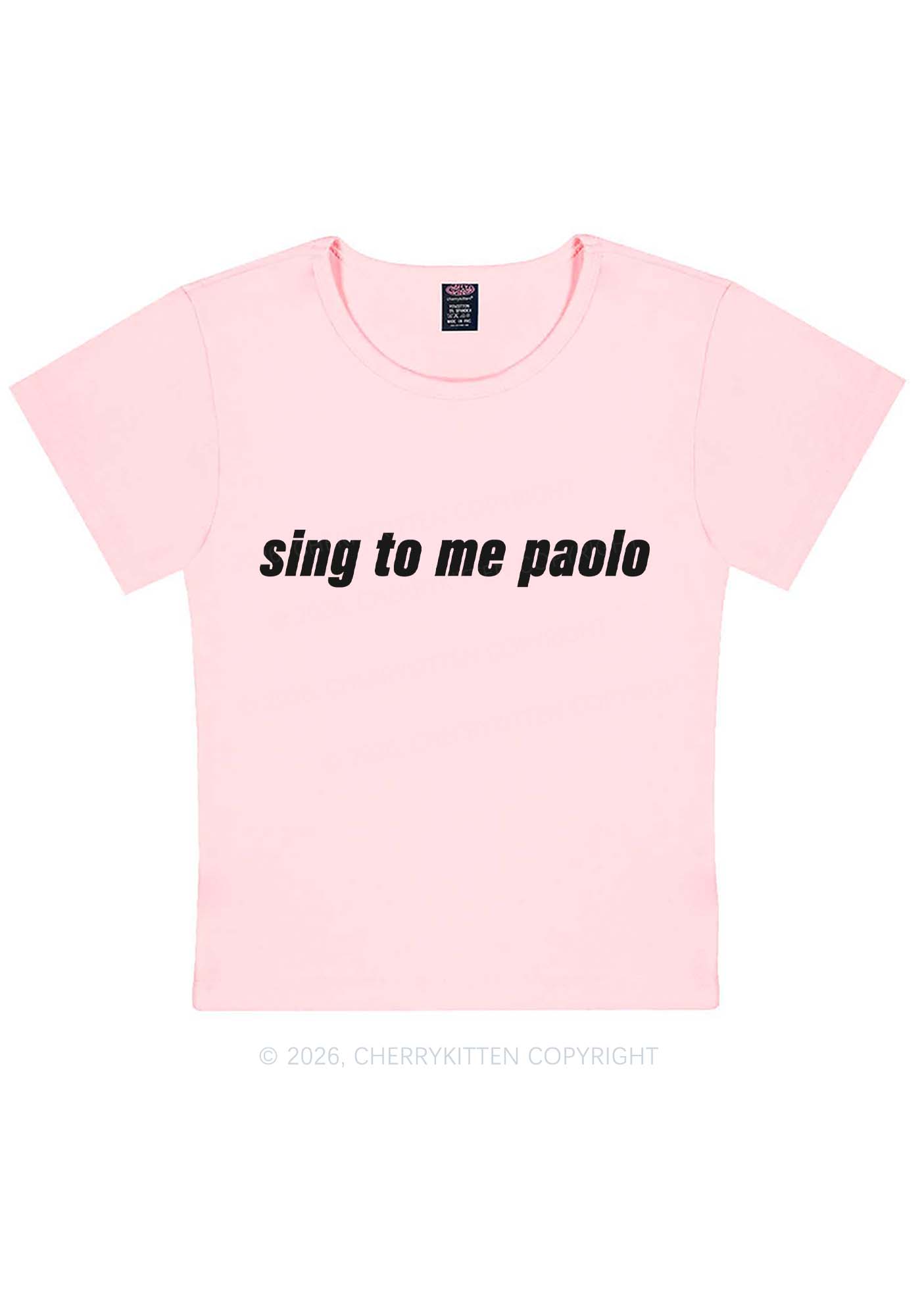 Sing To Me Y2K Baby Tee Cherrykitten