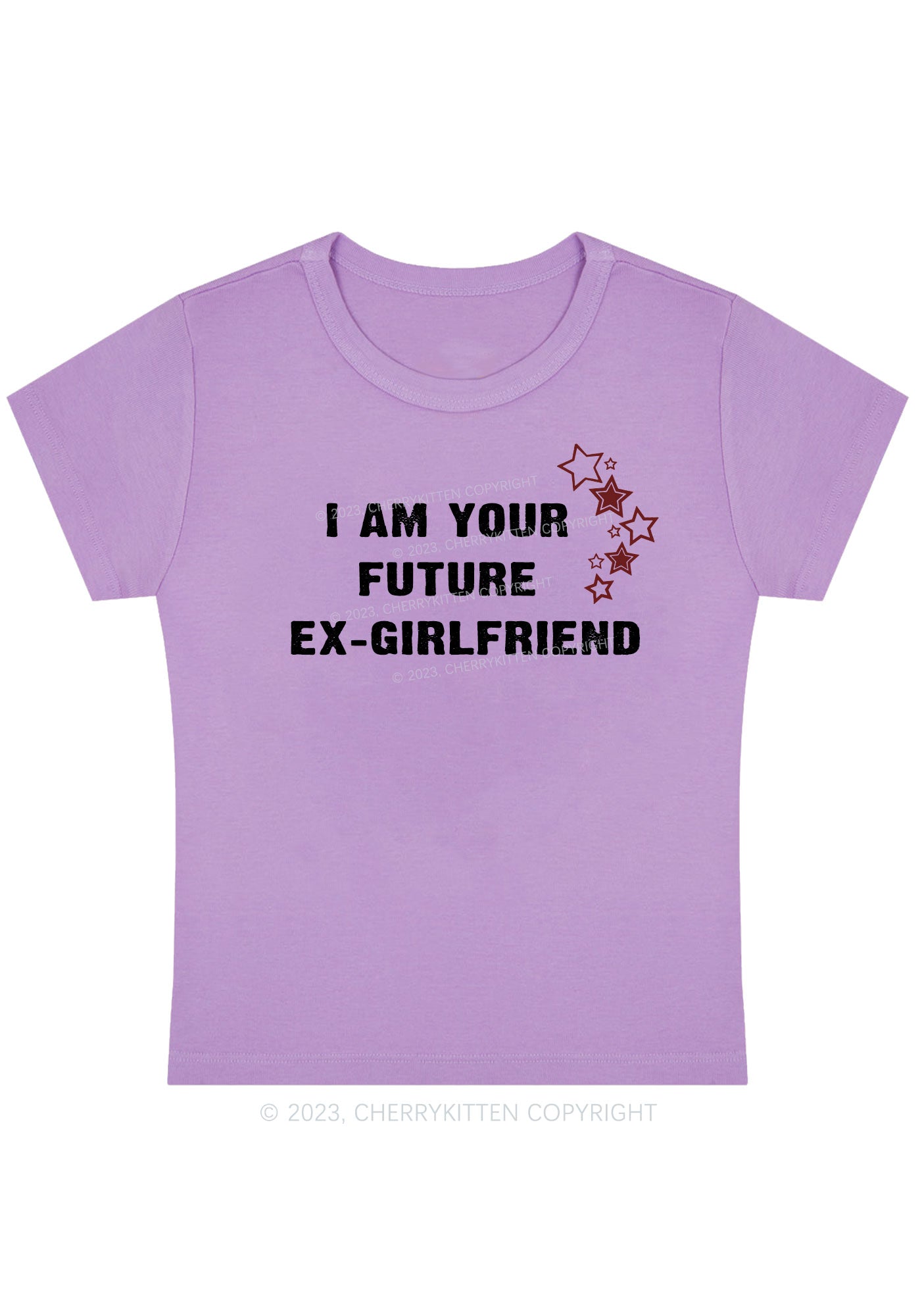 I Am Your Future Ex Girlfriend Y2K Baby Tee Cherrykitten