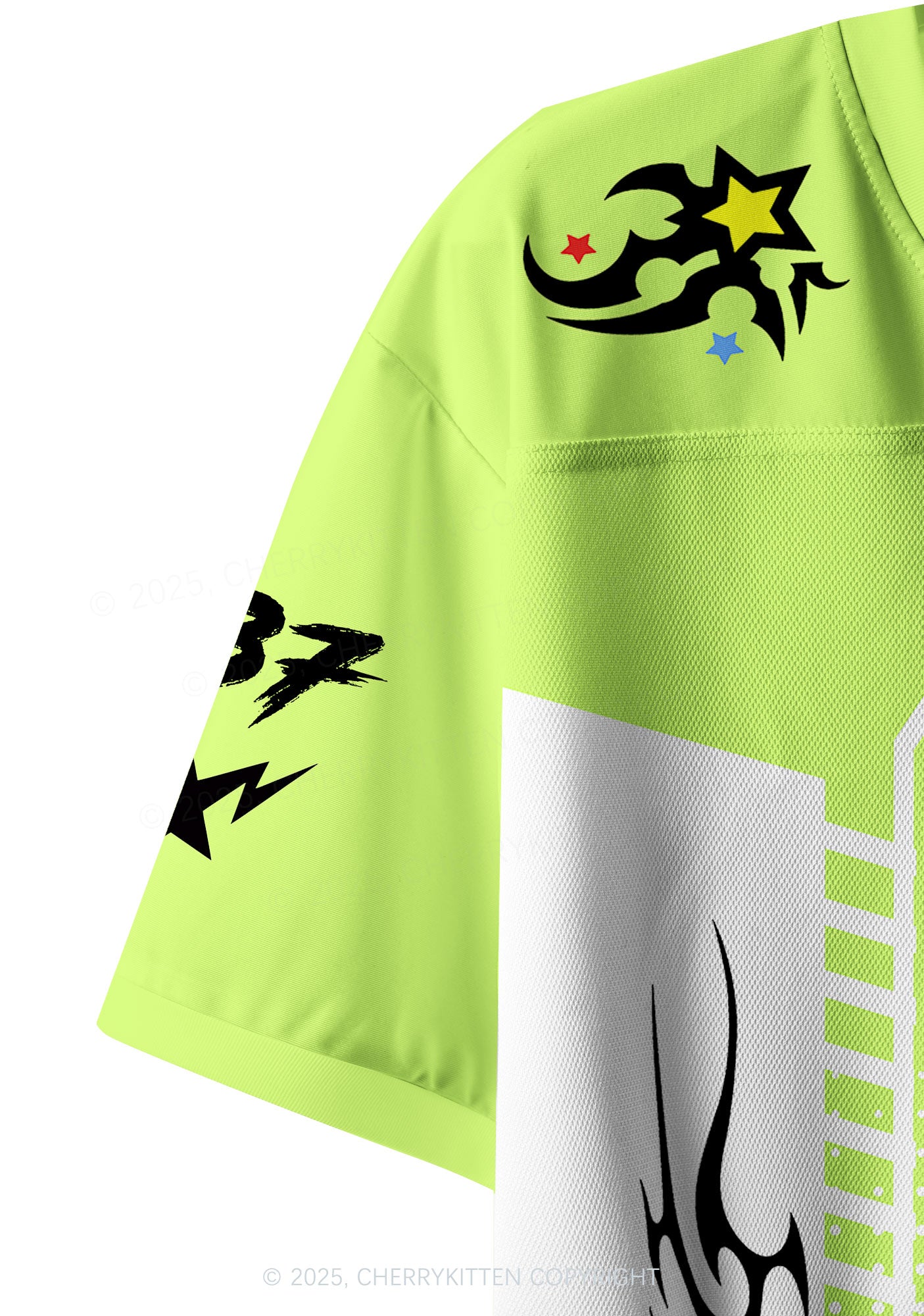 Custom Green Gods Favorite Fag Pride Y2K Crop Sport Jersey Shirts Cherrykitten