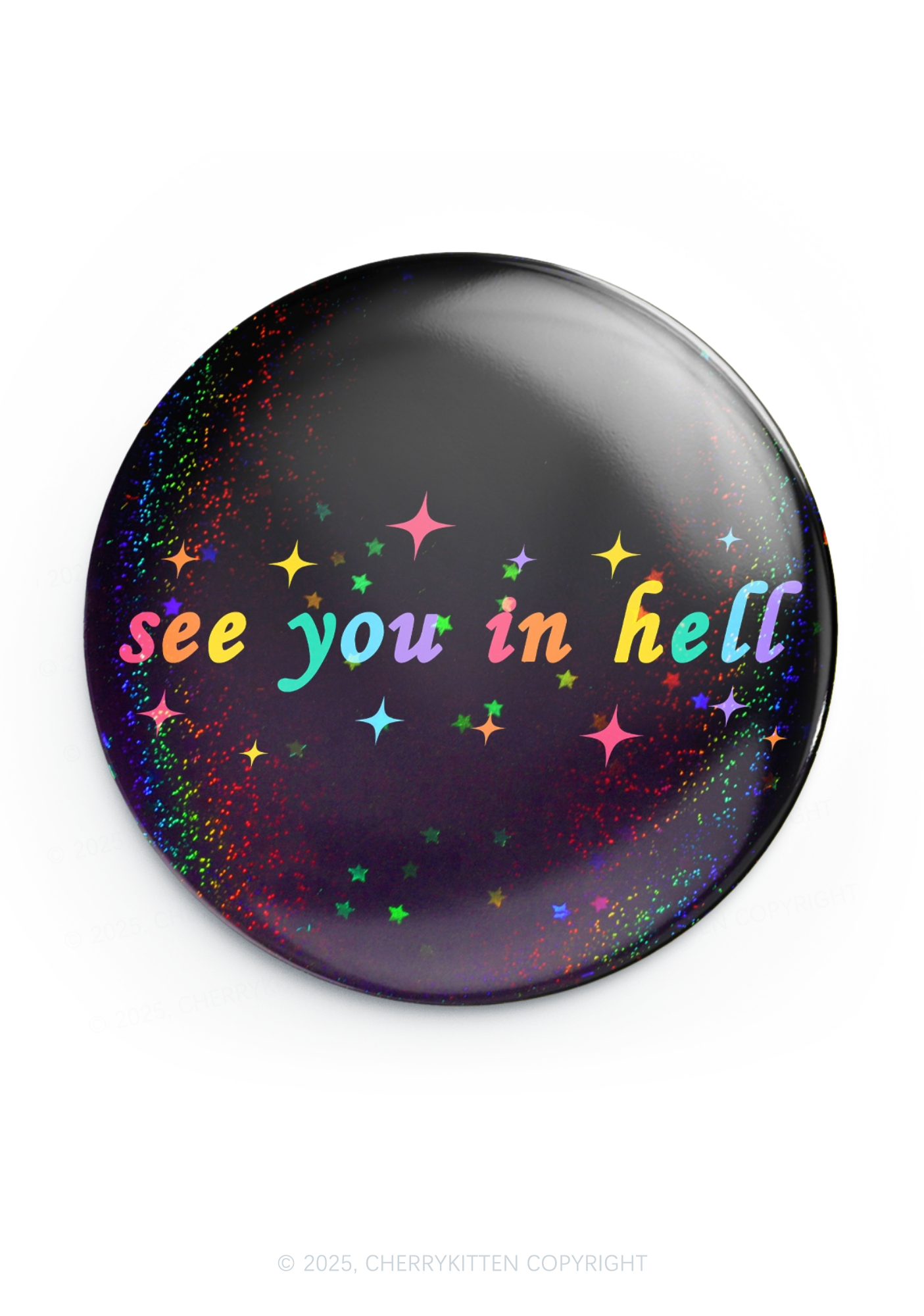 See You In Hell 1Pc Y2K Pin Badge Cherrykitten