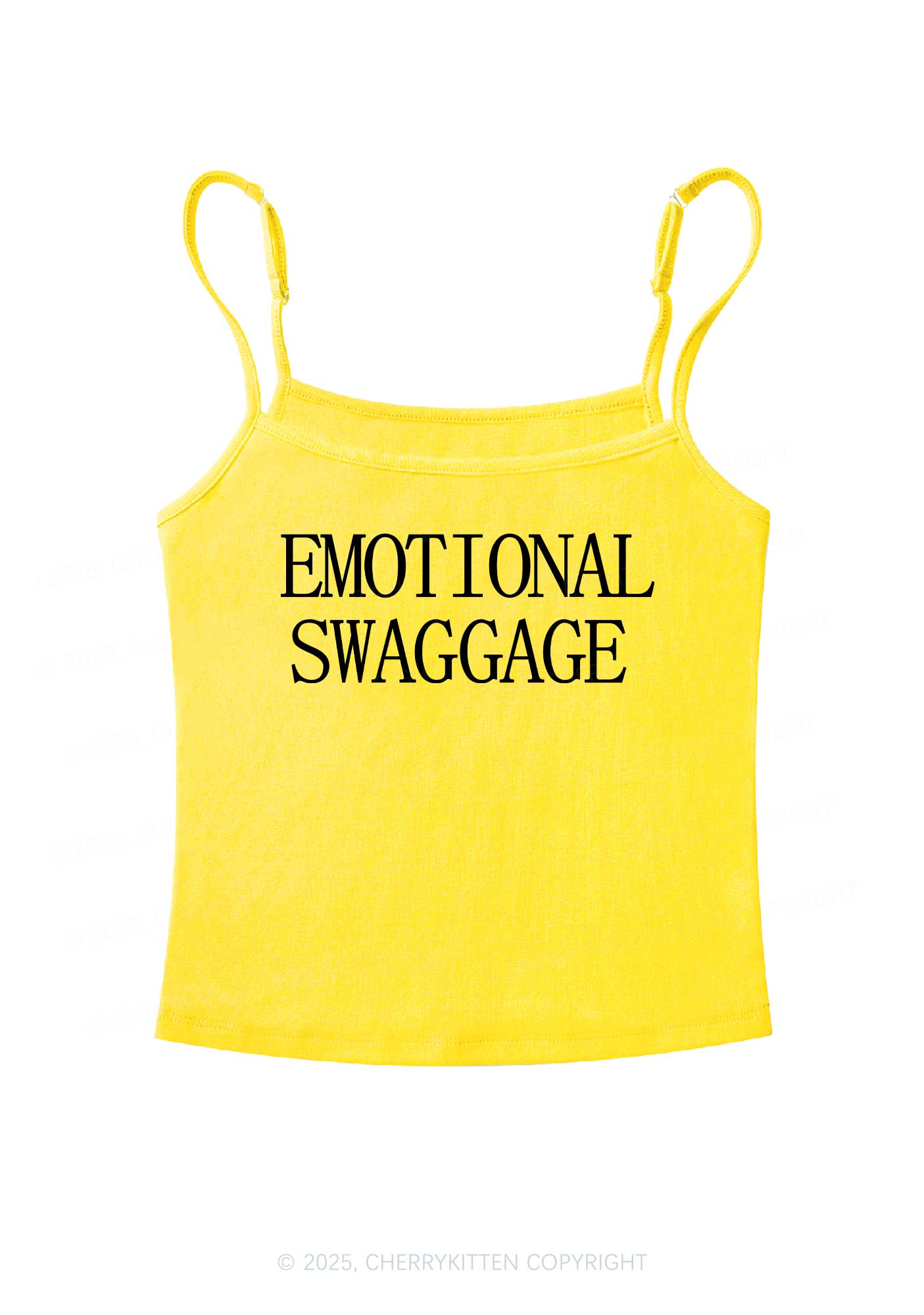 Emotional Swaggage Y2K Spaghetti Strap Cami Cherrykitten