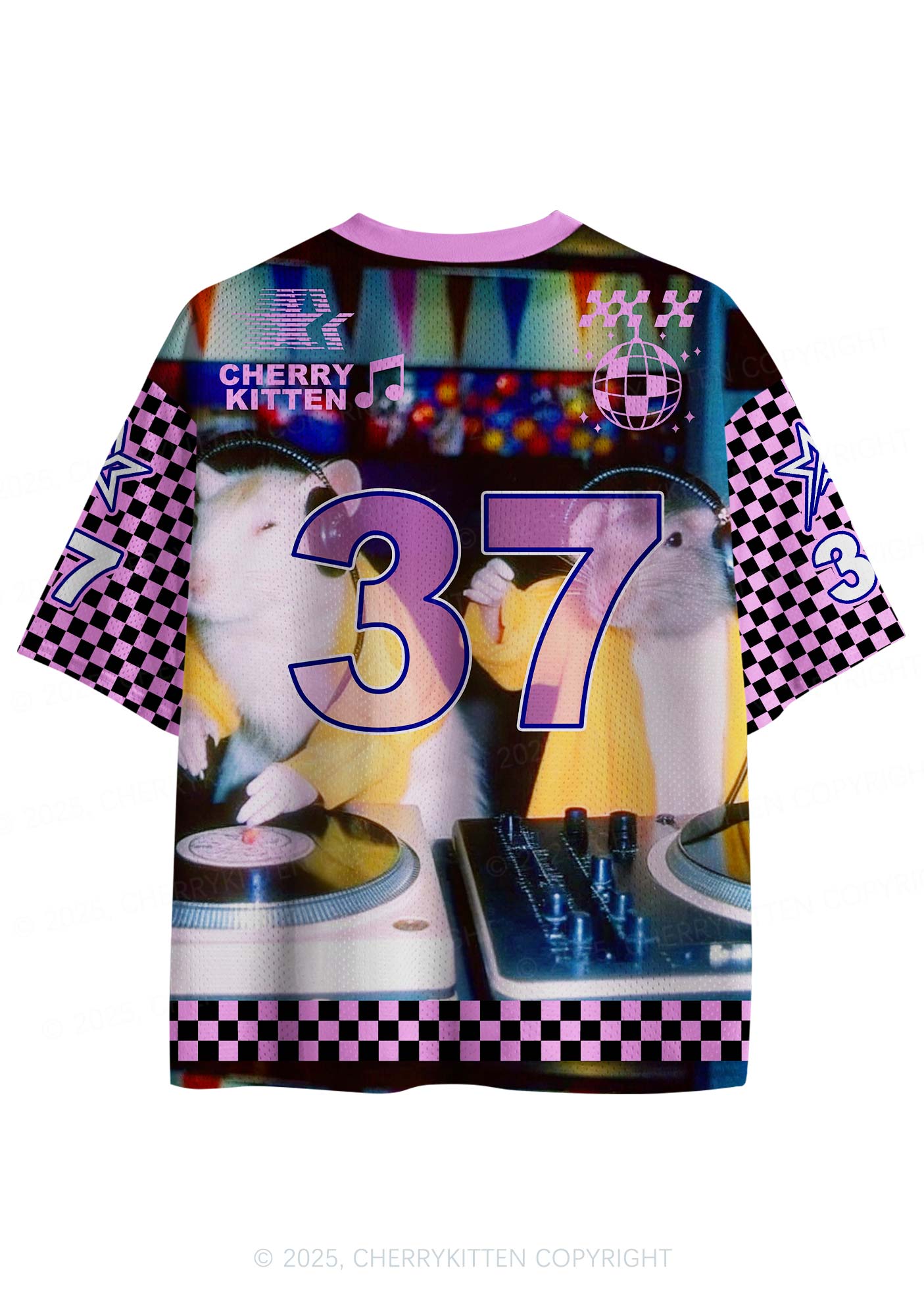 Custom DJ Rats Y2K Sport Jersey Shirts Cherrykitten